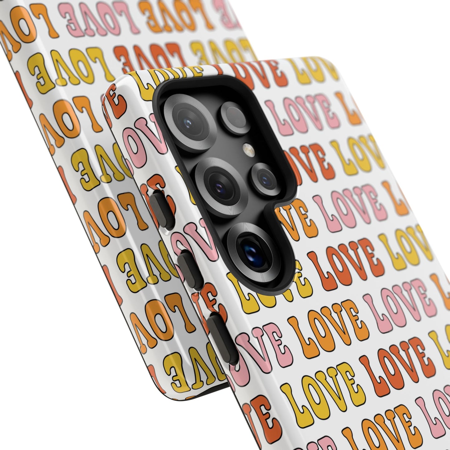 Retro LOVE Typography Samsung Case
