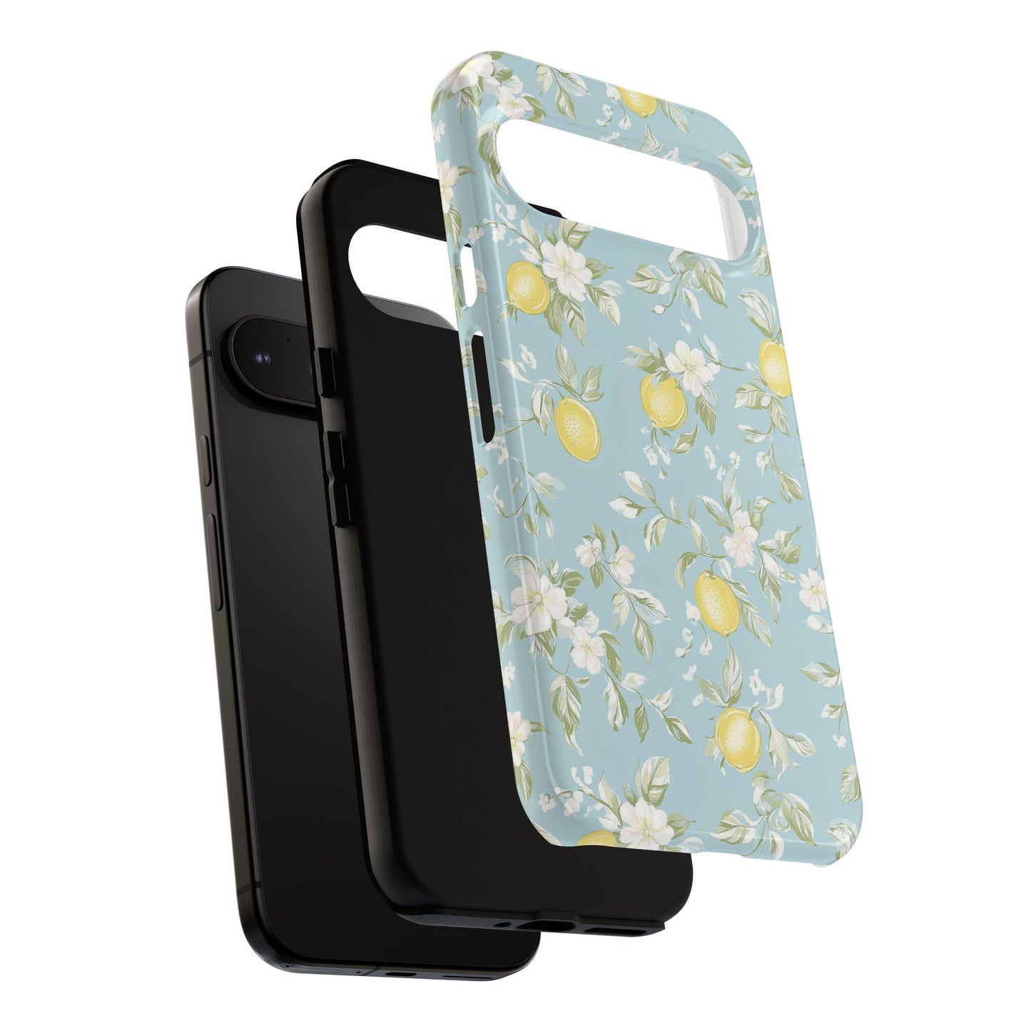 Lemon Blossom Blue Google Pixel Case