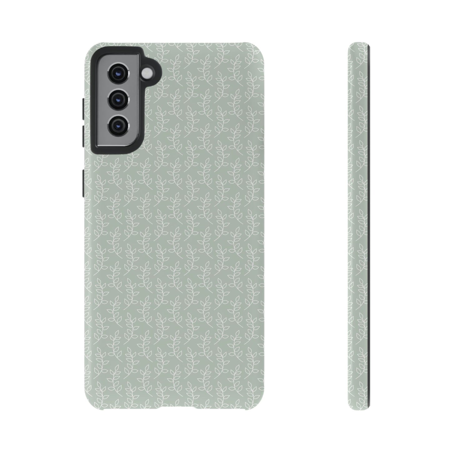 Minimal Leaf Print Samsung Case