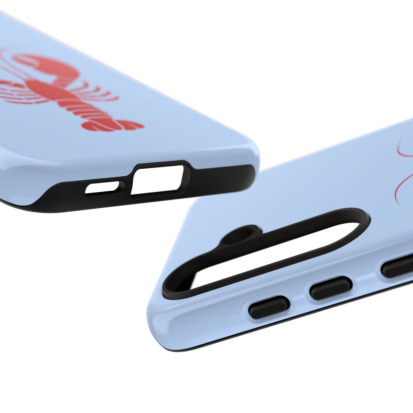 Red Lobster on Sky Blue Samsung Case