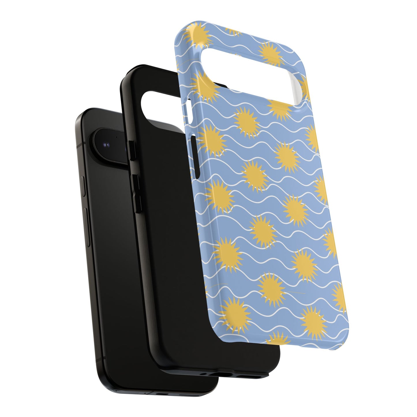 Sunny Waves Blue Google Pixel Case