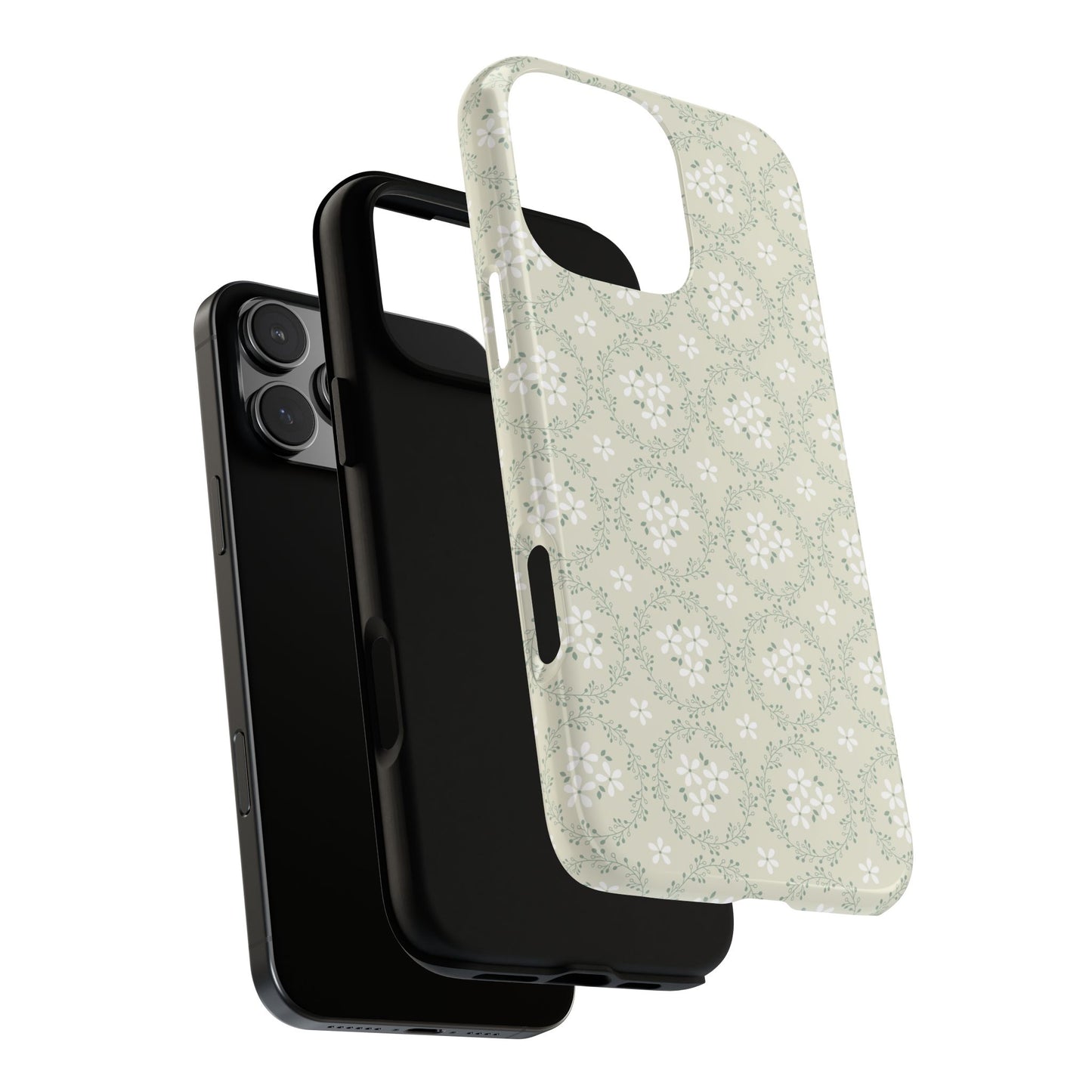 Vintage Daisy Wreath iPhone Case