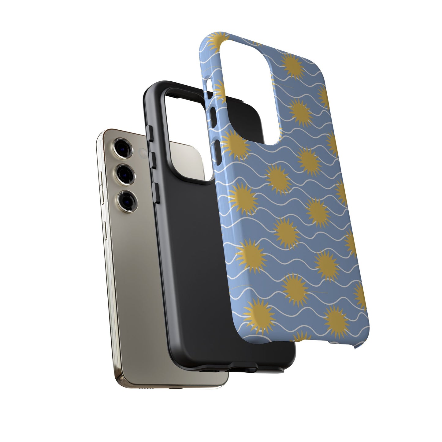 Sunny Waves Blue Samsung Case