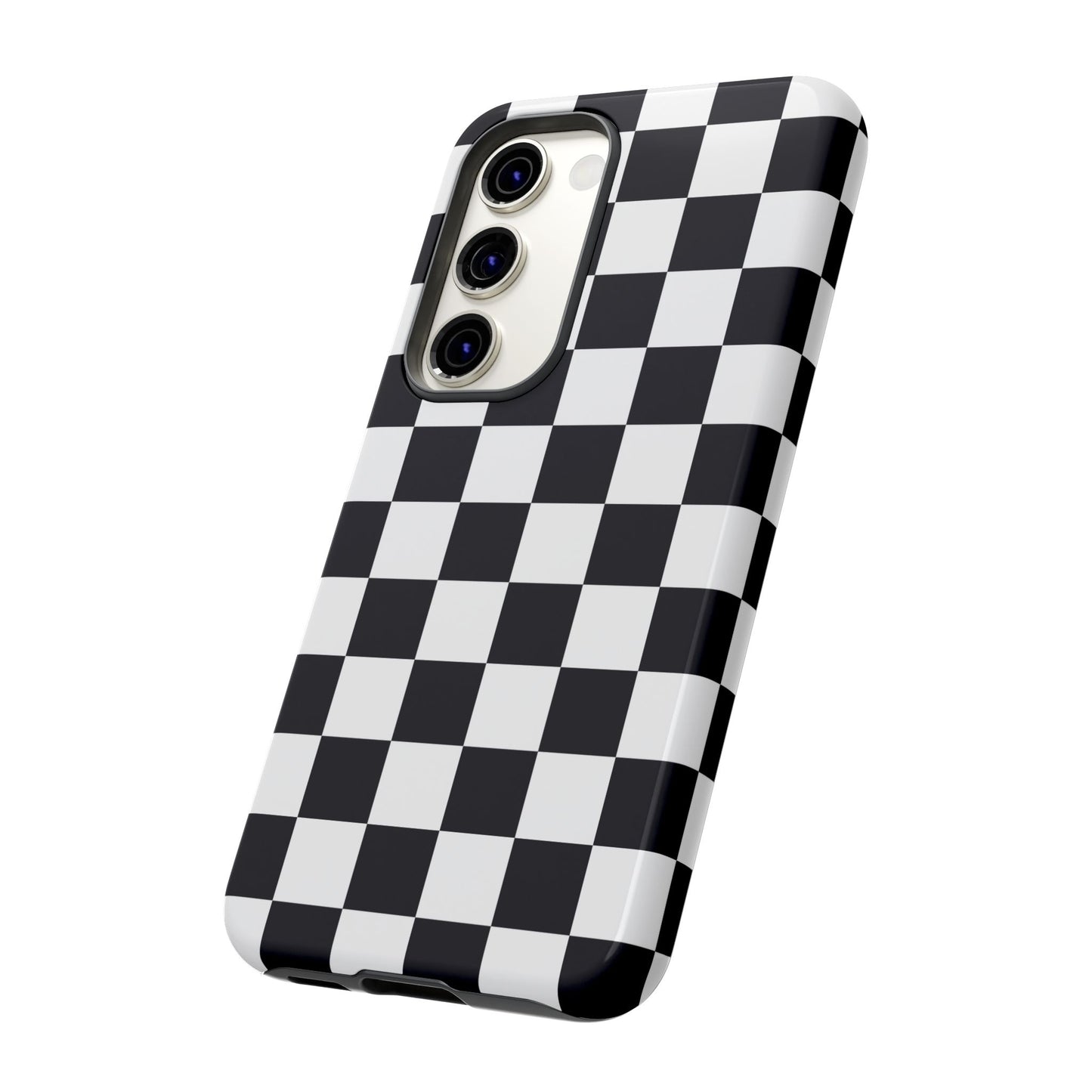 Black & White Checkerboard Samsung Case