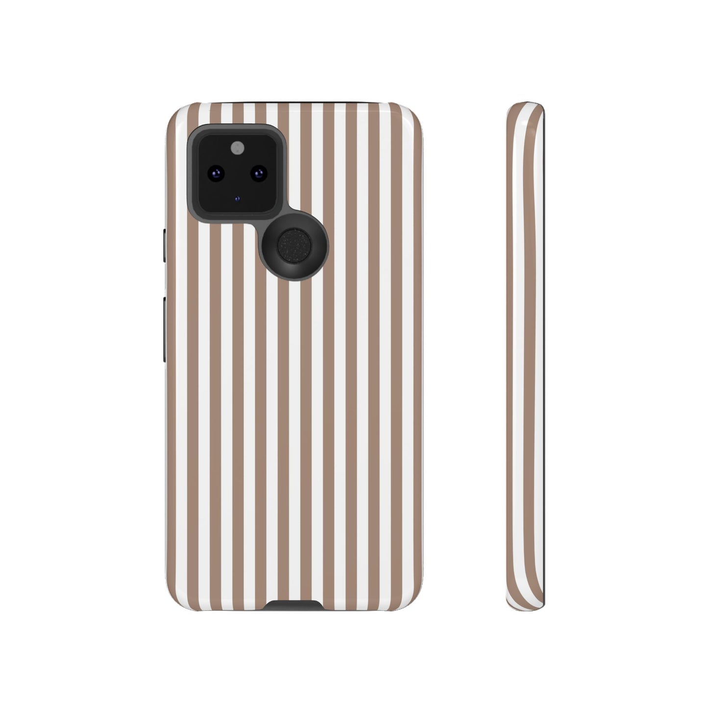 Beige & White Stripe Google Pixel Case