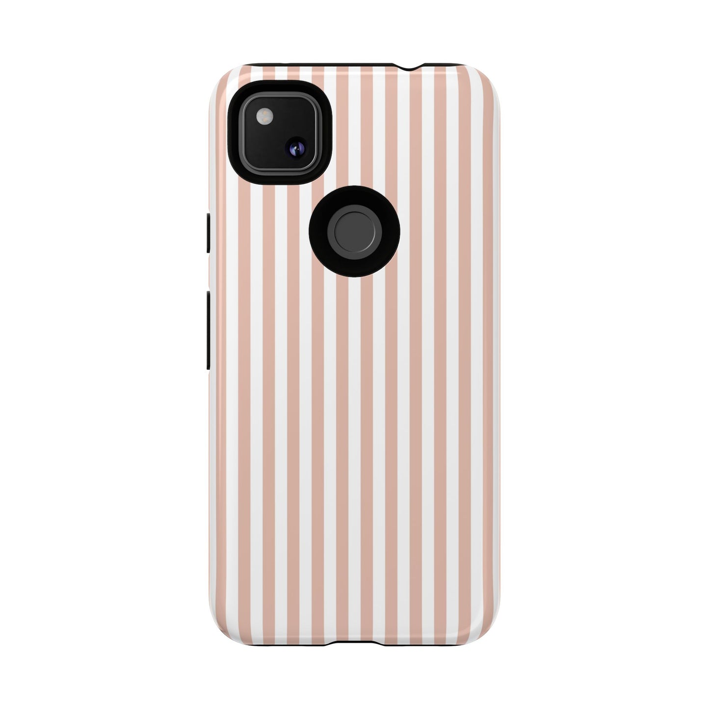 Blush & White Stripe Google Pixel Case