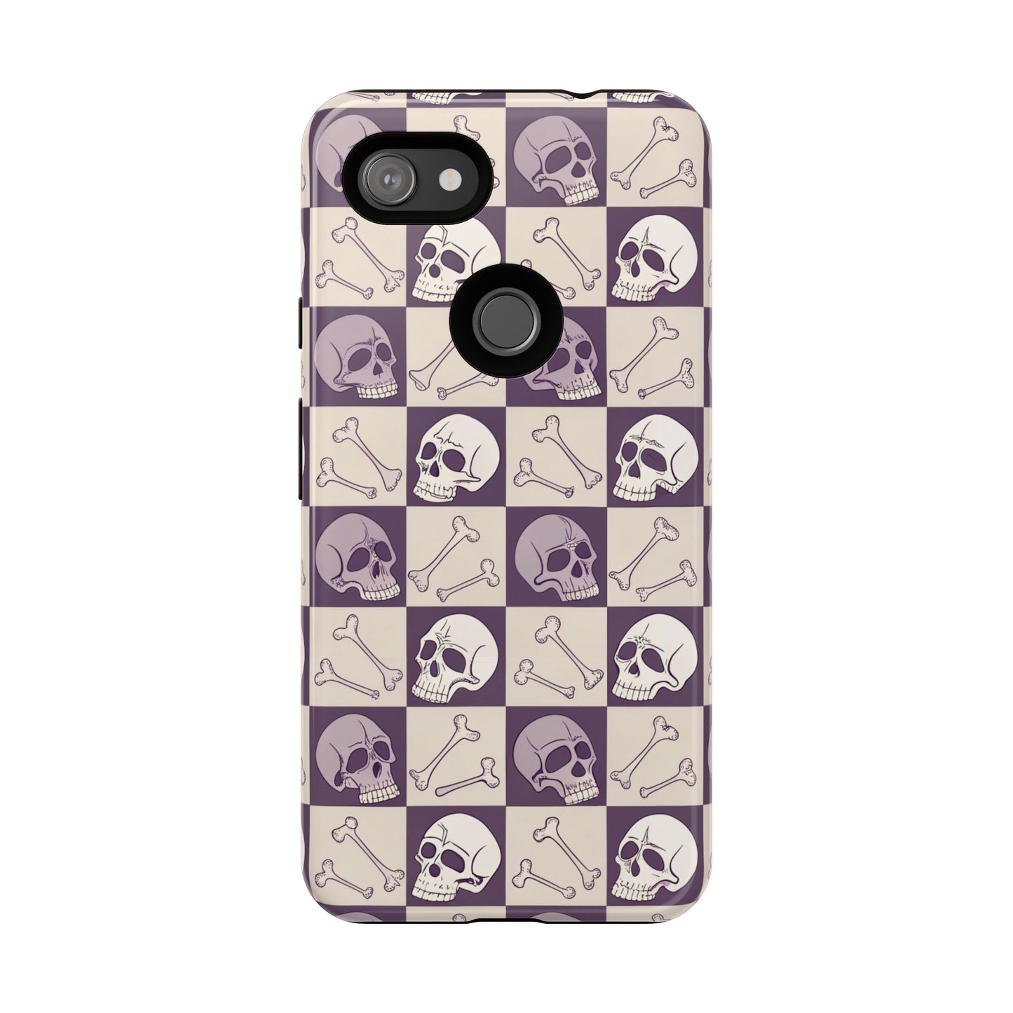 Skull & Bones Checkered Google Pixel Case