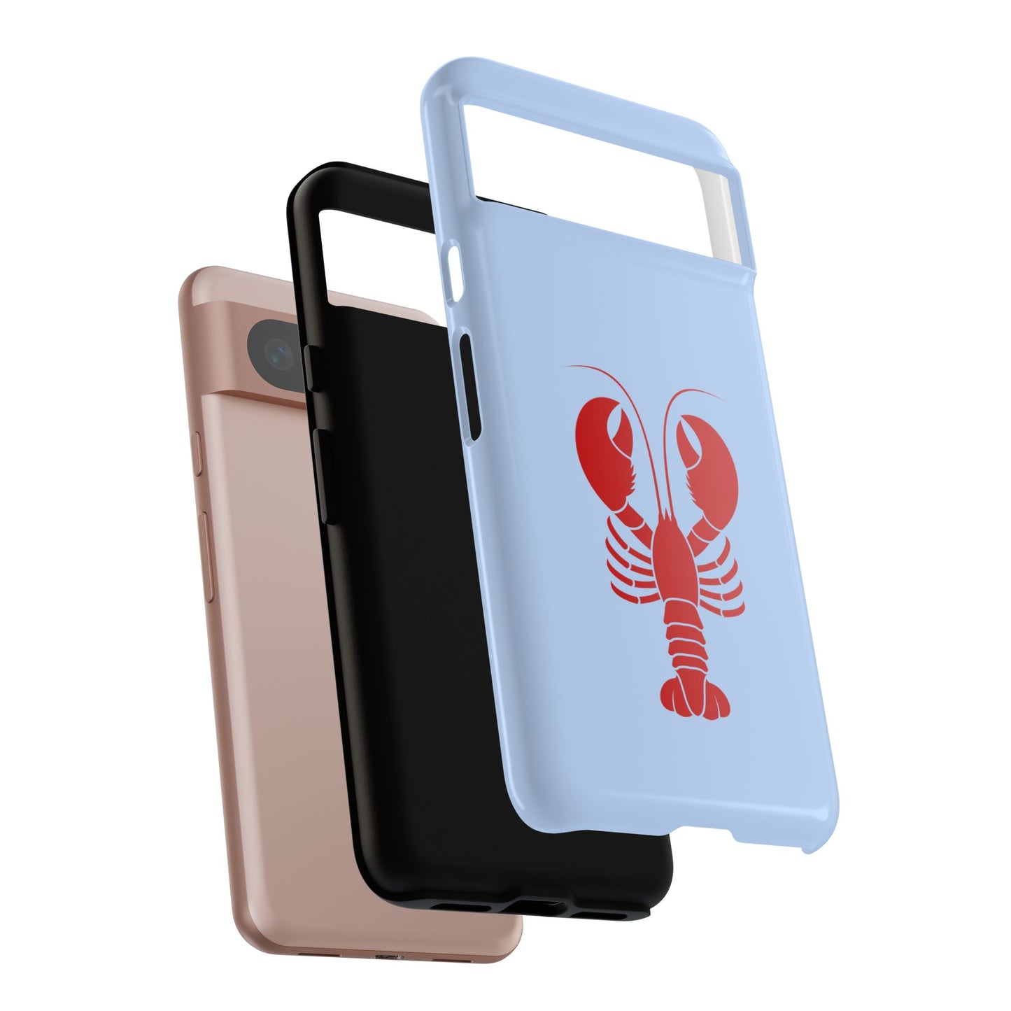 Red Lobster on Sky Blue Google Pixel Case