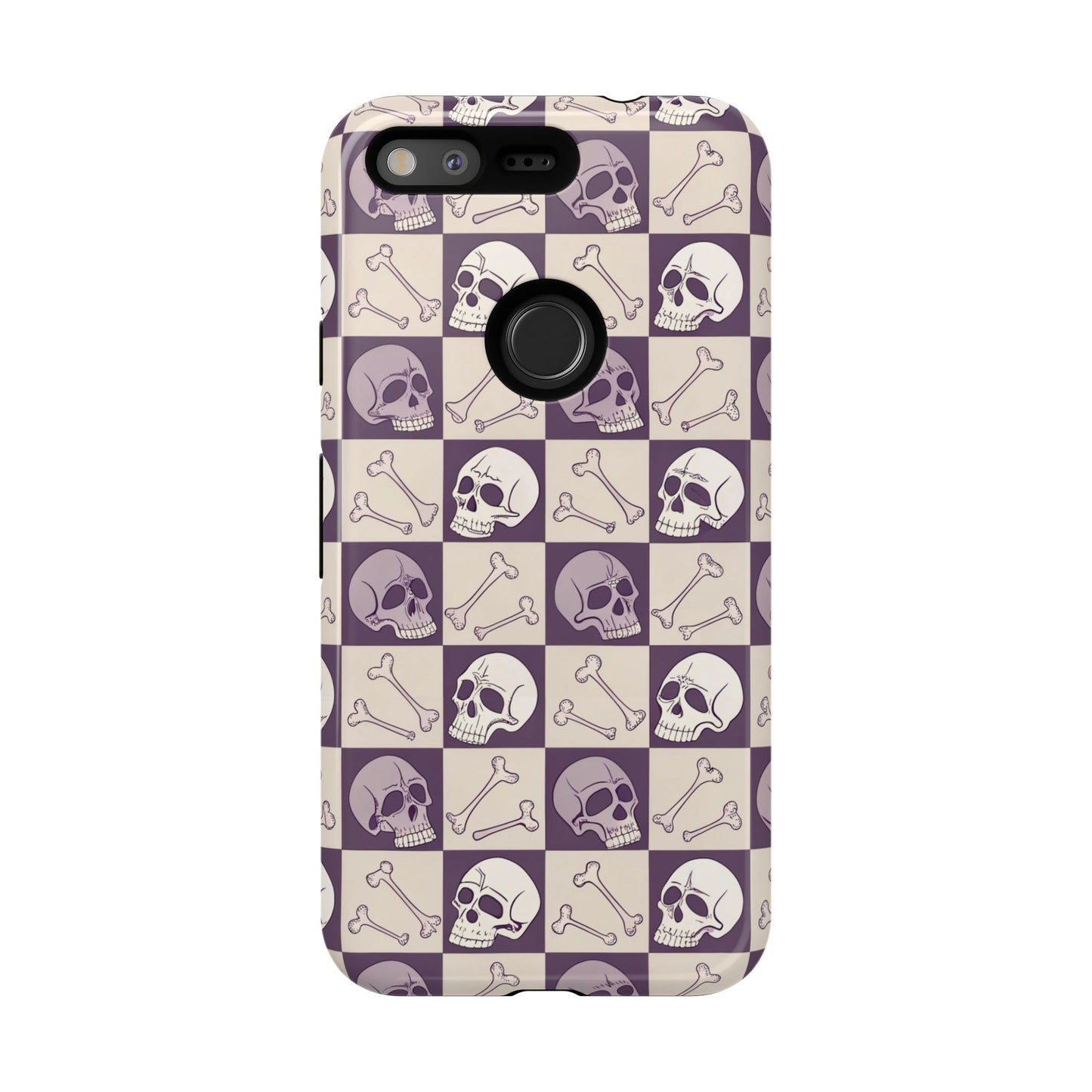 Skull & Bones Checkered Google Pixel Case