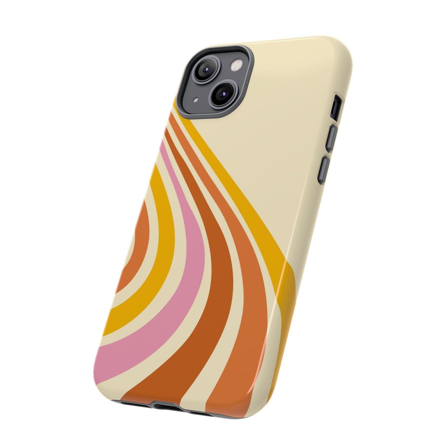 Retro Wave Swirl iPhone Case