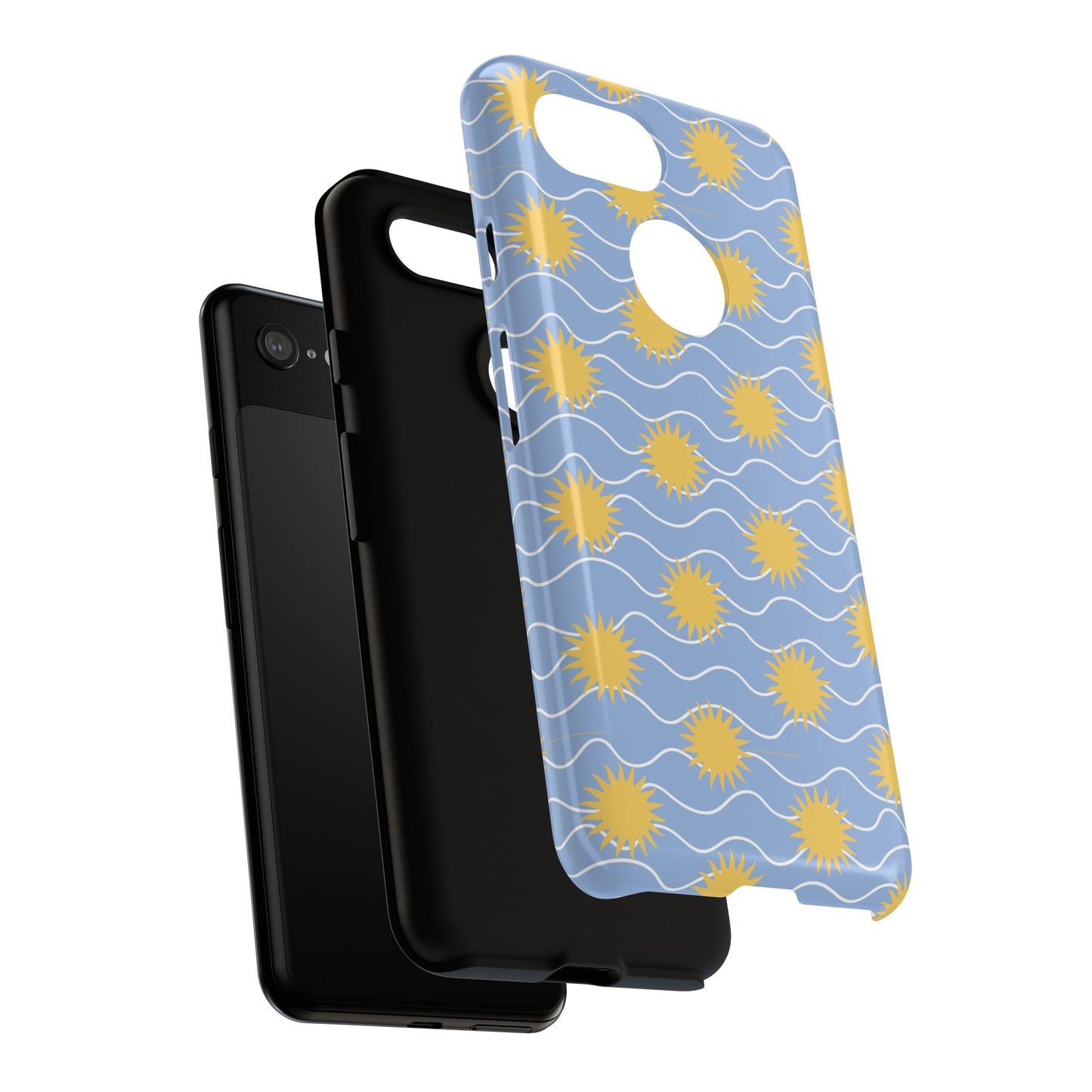 Sunny Waves Blue Google Pixel Case
