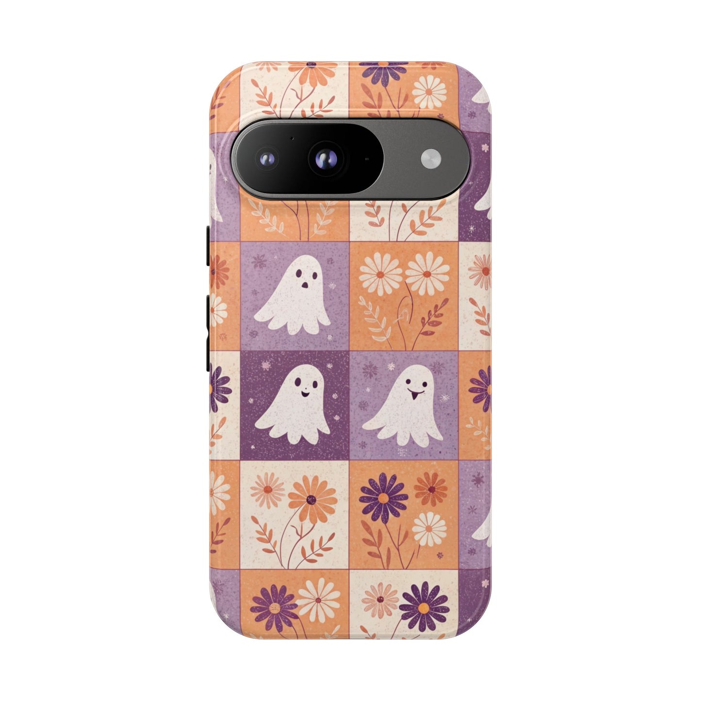Ghost Floral Checkerboard Google Pixel Case