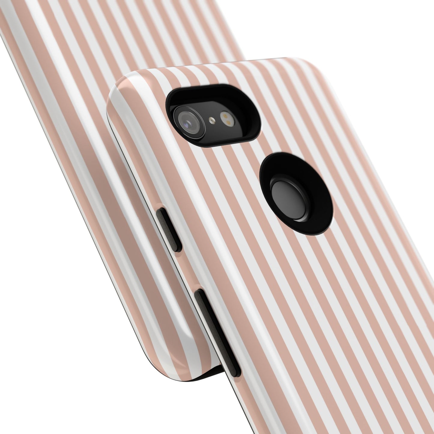 Blush & White Stripe Google Pixel Case