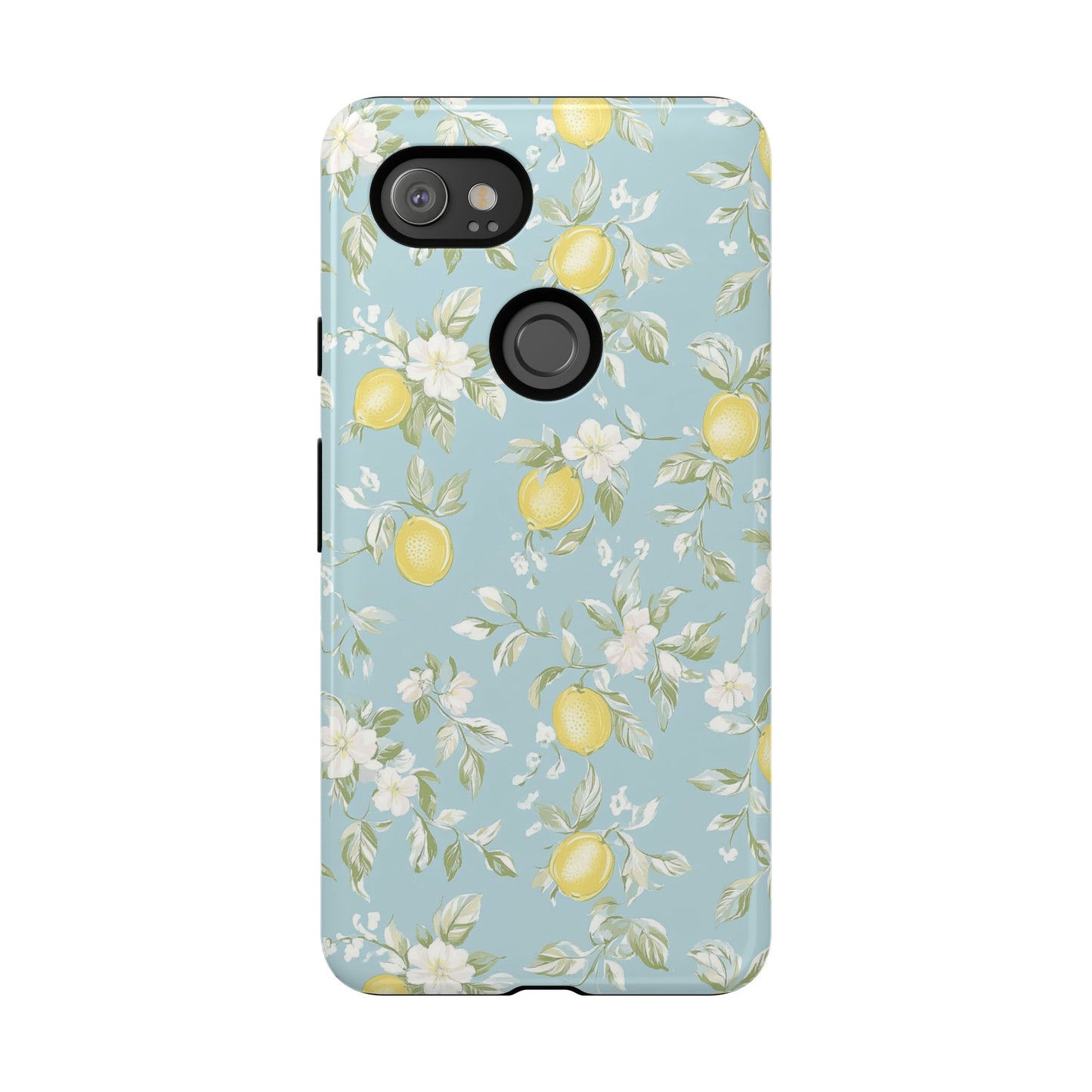 Lemon Blossom Blue Google Pixel Case