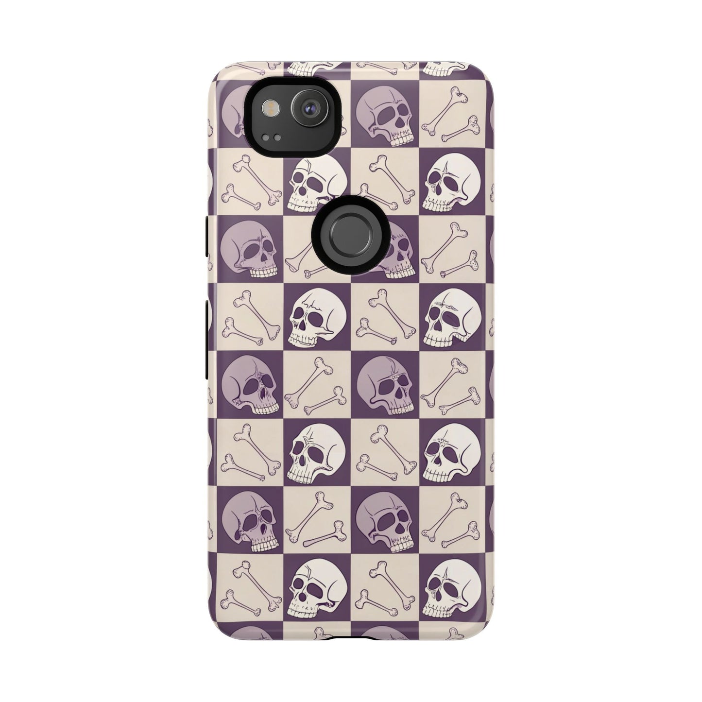 Skull & Bones Checkered Google Pixel Case