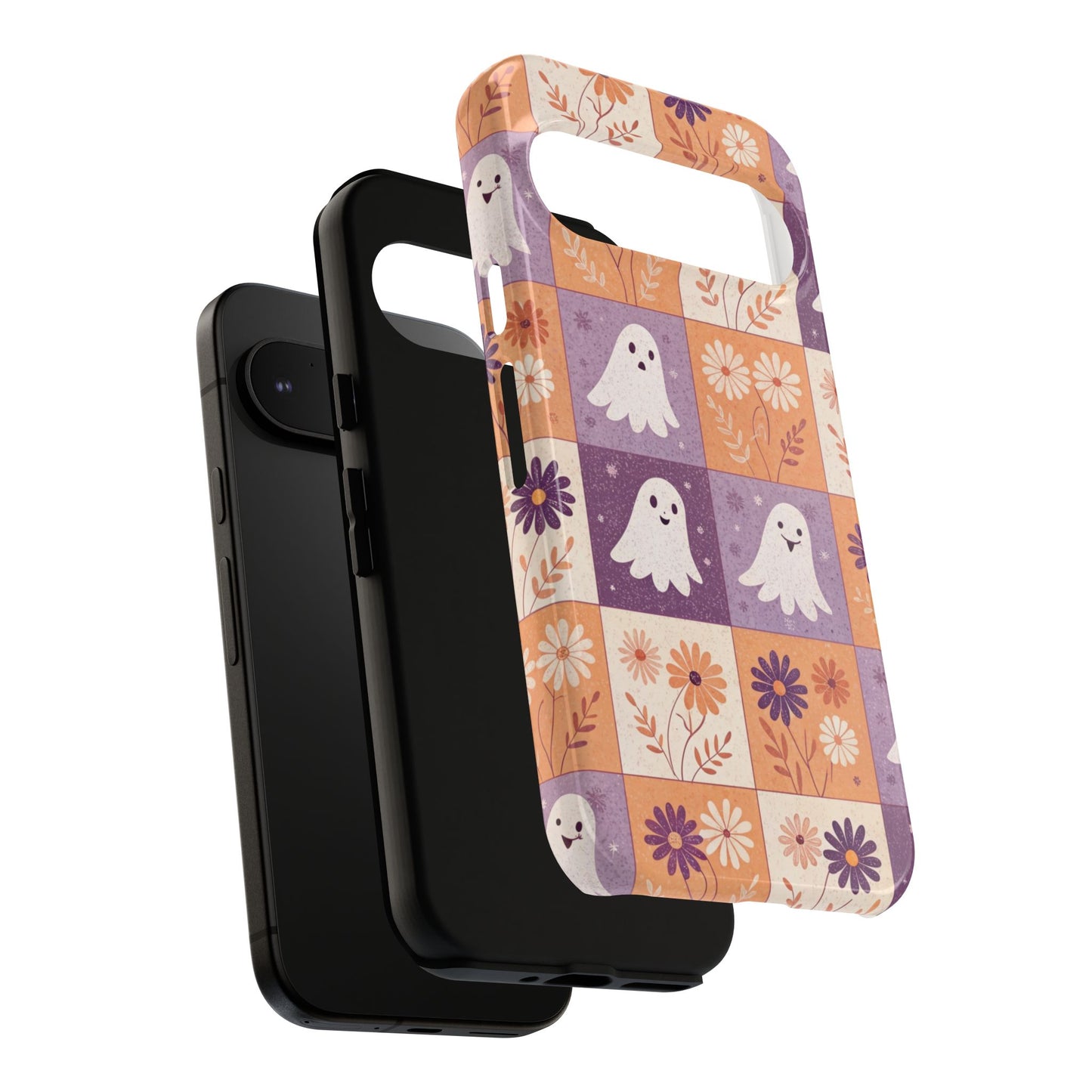Ghost Floral Checkerboard Google Pixel Case