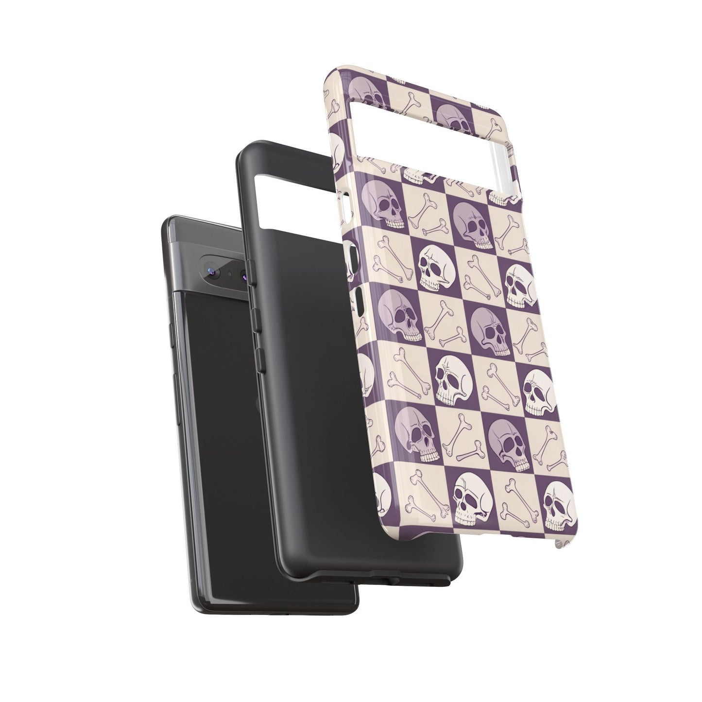 Skull & Bones Checkered Google Pixel Case