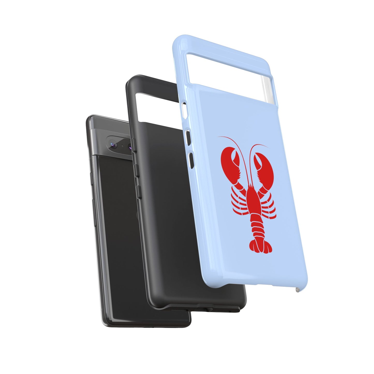 Red Lobster on Sky Blue Google Pixel Case