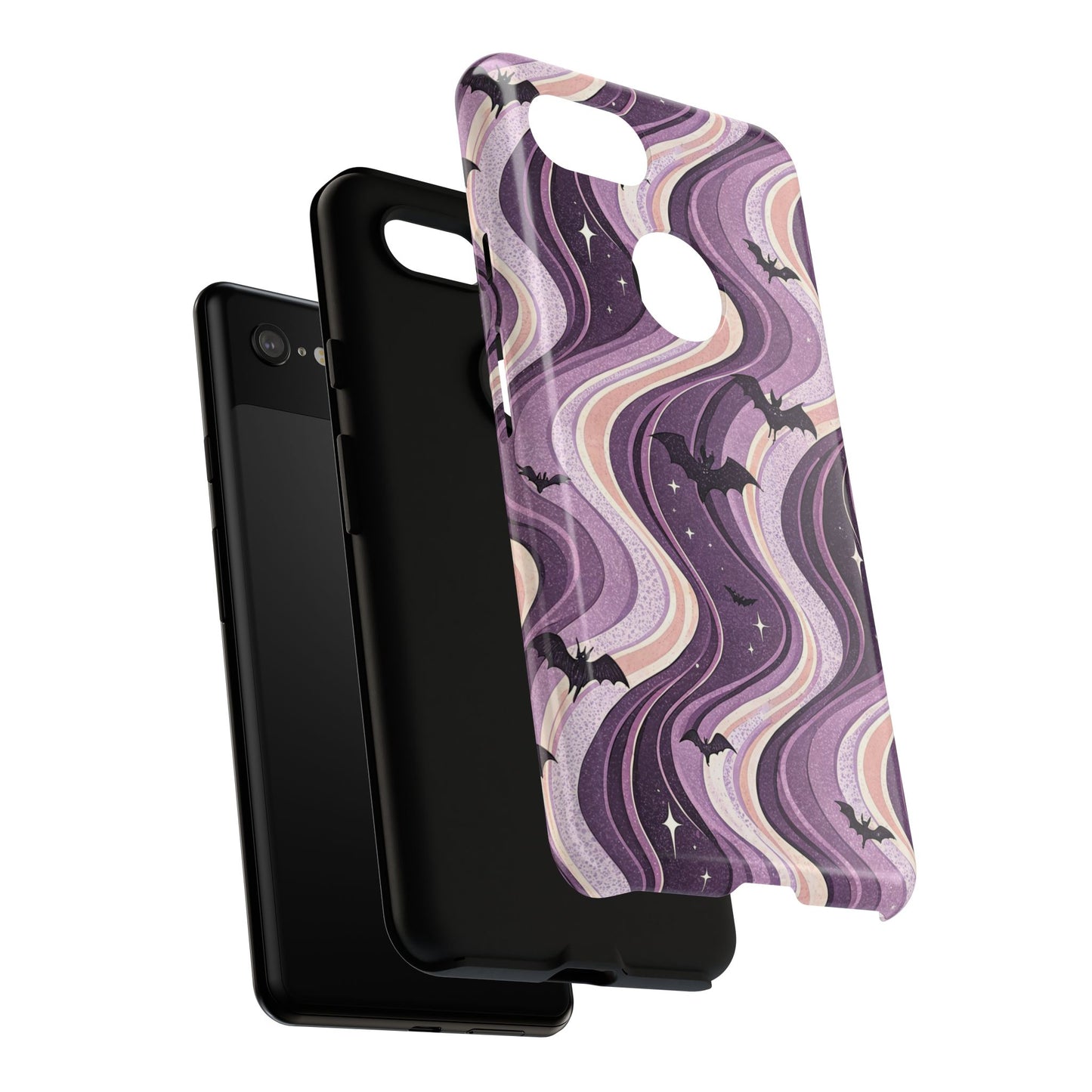 Retro Bats & Swirls Google Pixel Case