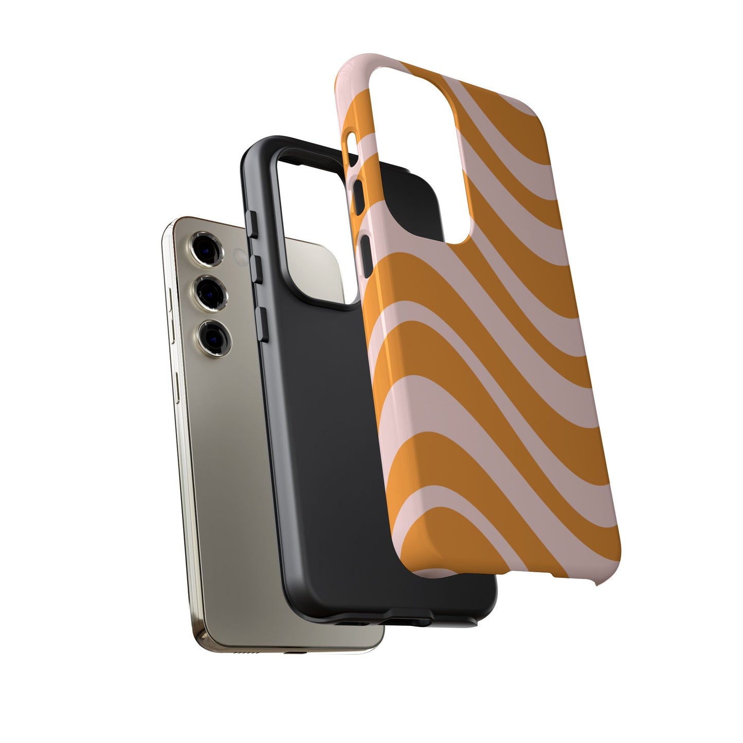 Retro Wavy Stripe Samsung Case