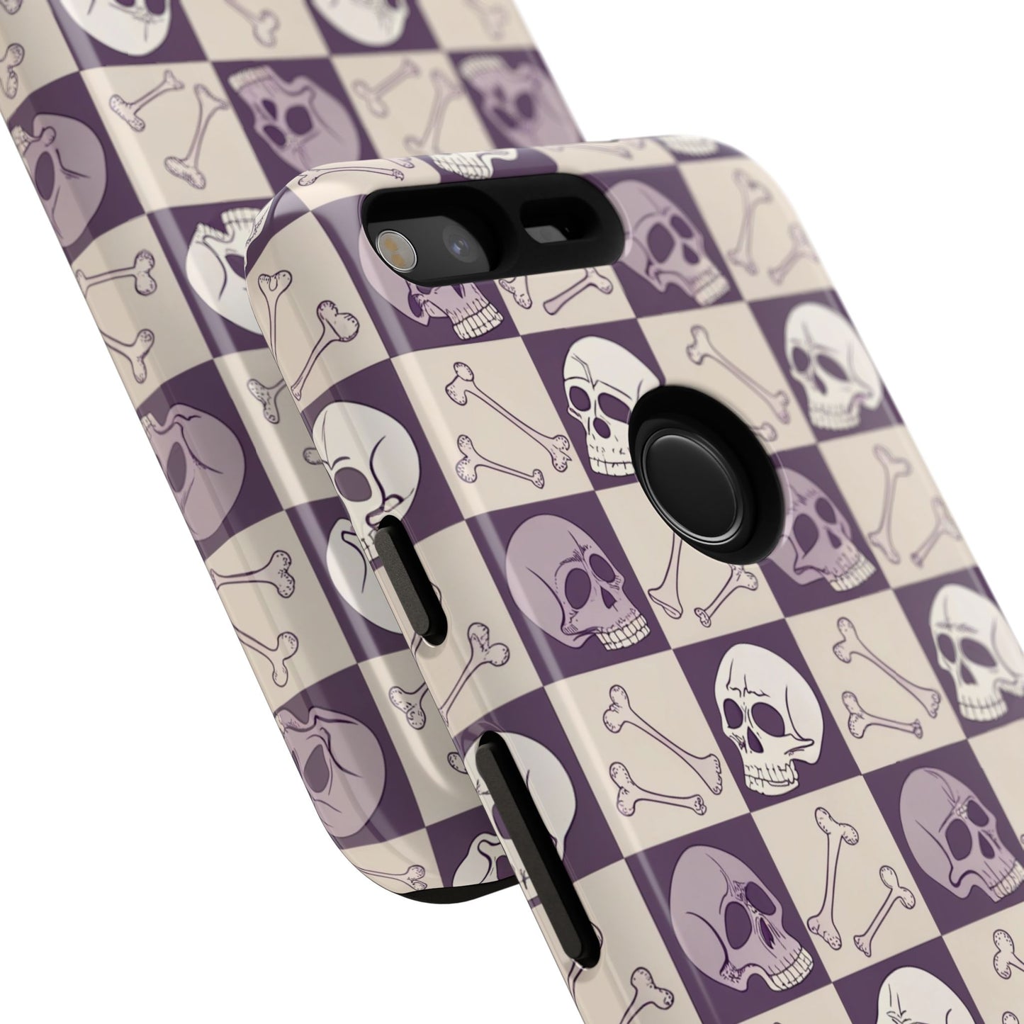 Skull & Bones Checkered Google Pixel Case