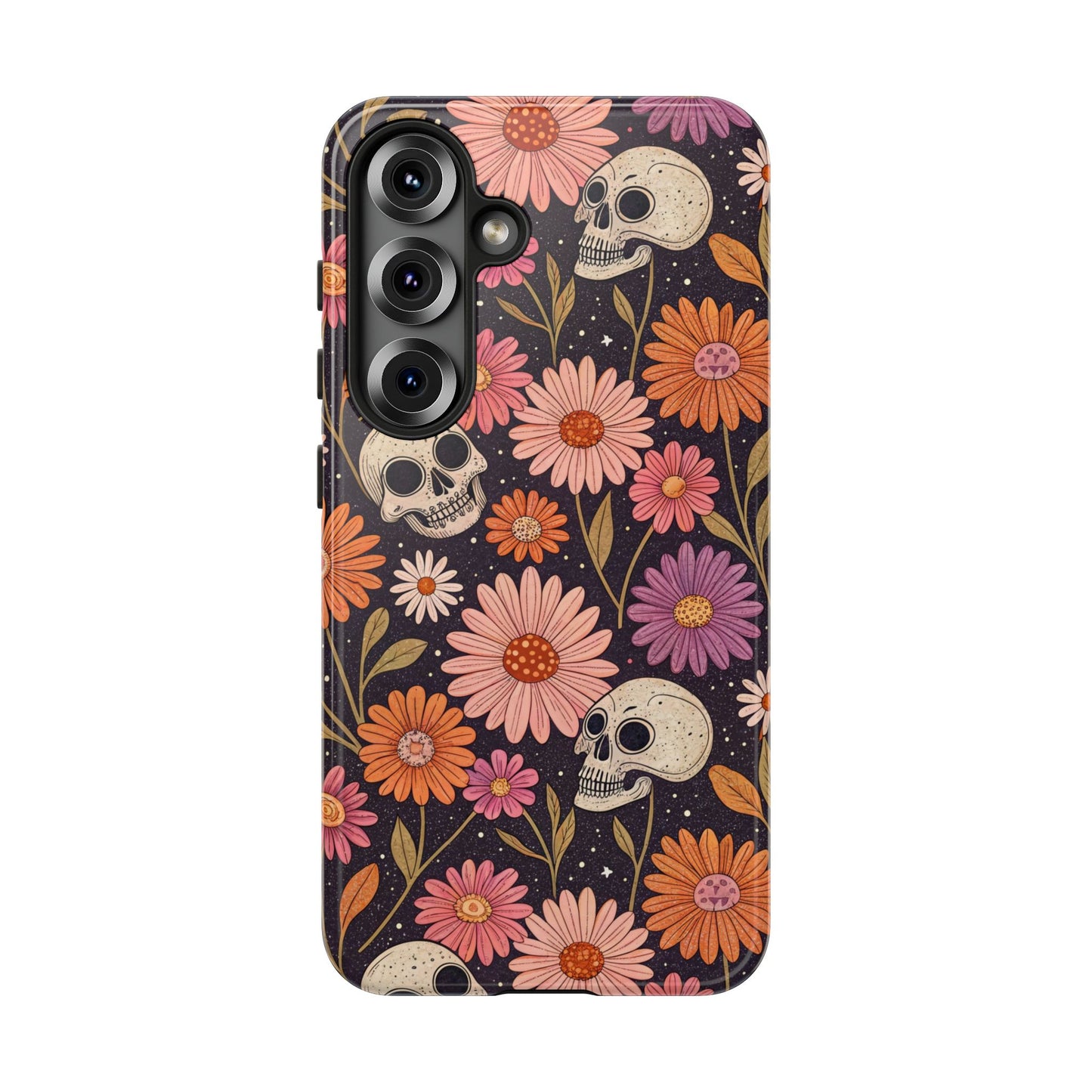 Skulls & Fall Florals Samsung Case