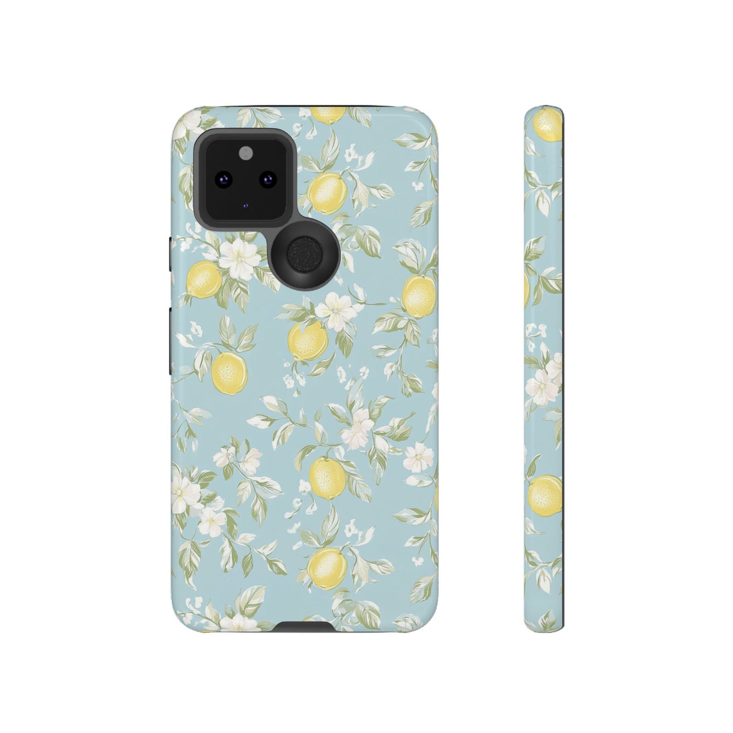 Lemon Blossom Blue Google Pixel Case