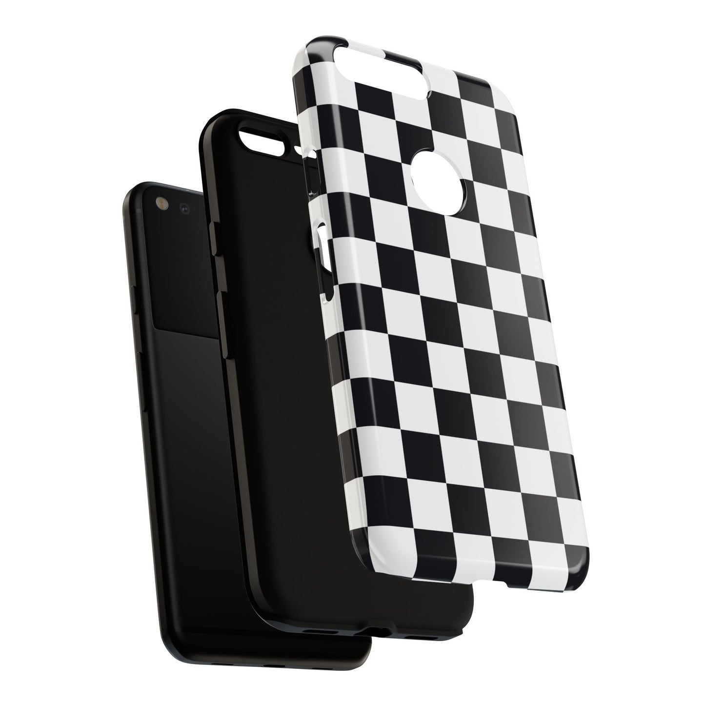 Black & White Checkerboard Google Pixel Case