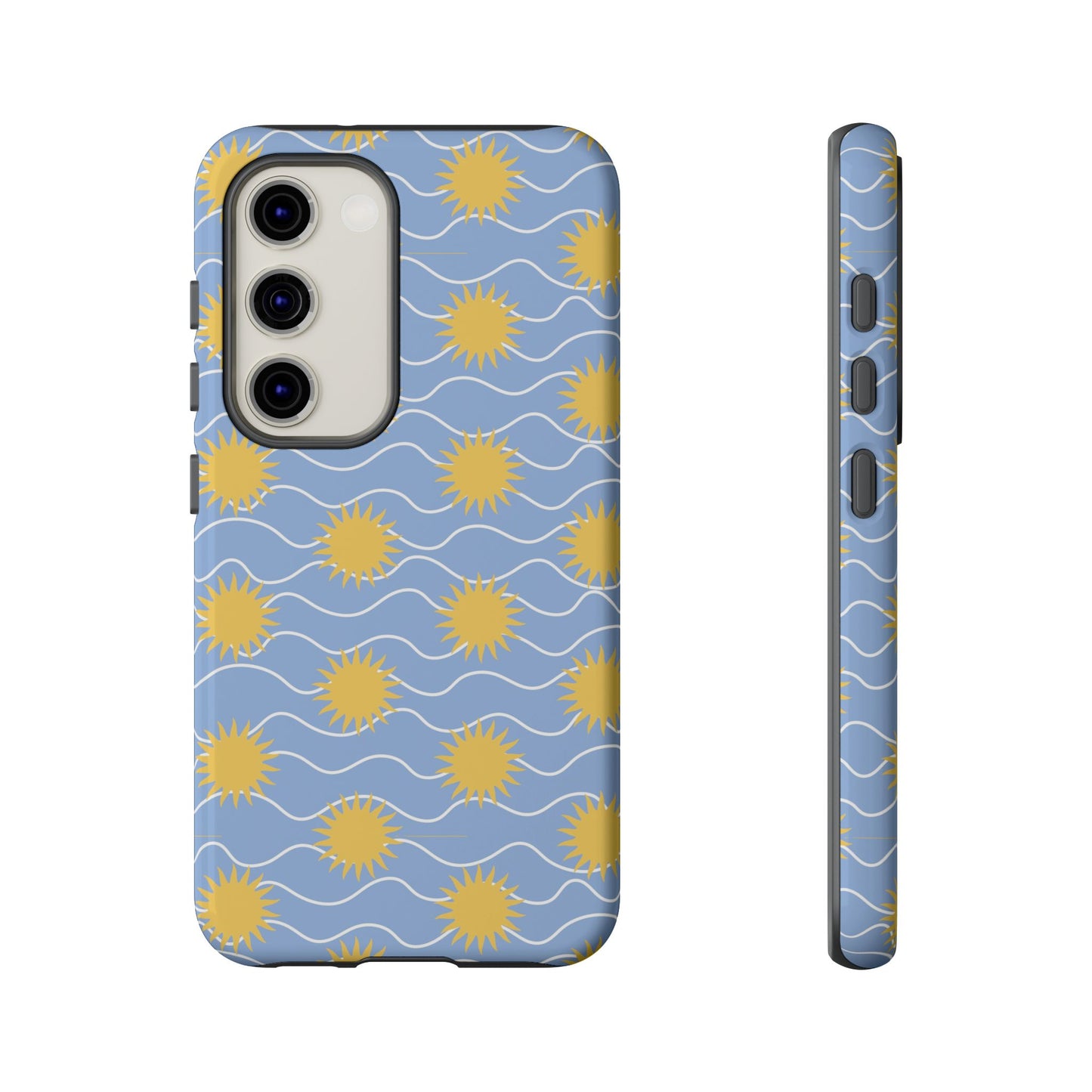 Sunny Waves Blue Samsung Case