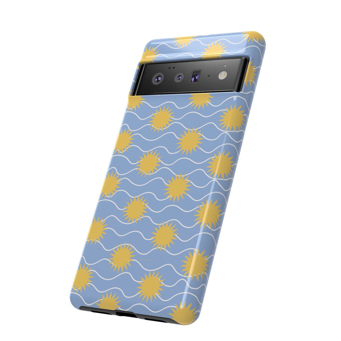 Sunny Waves Blue Google Pixel Case