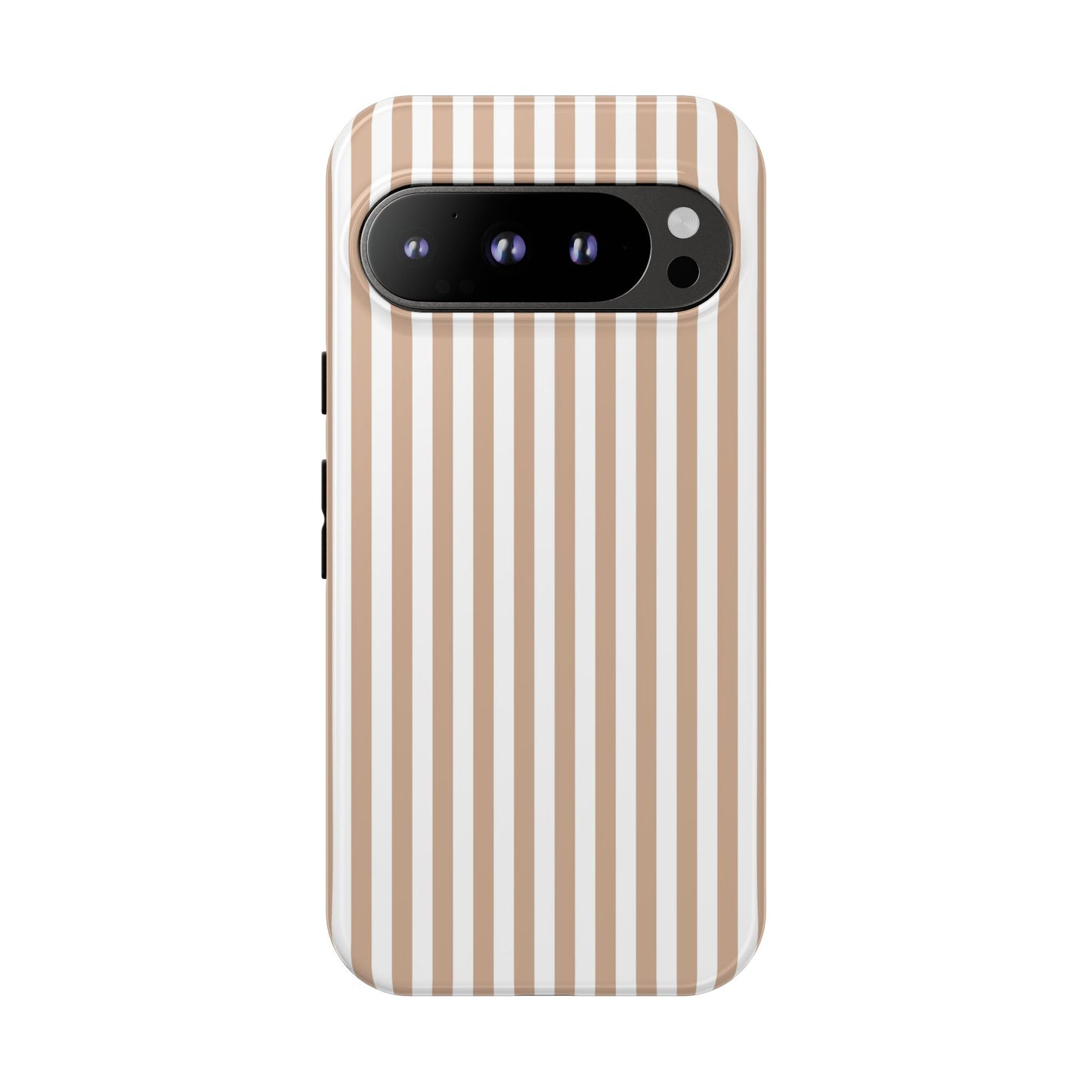 Tan & White Stripe Google Pixel Case