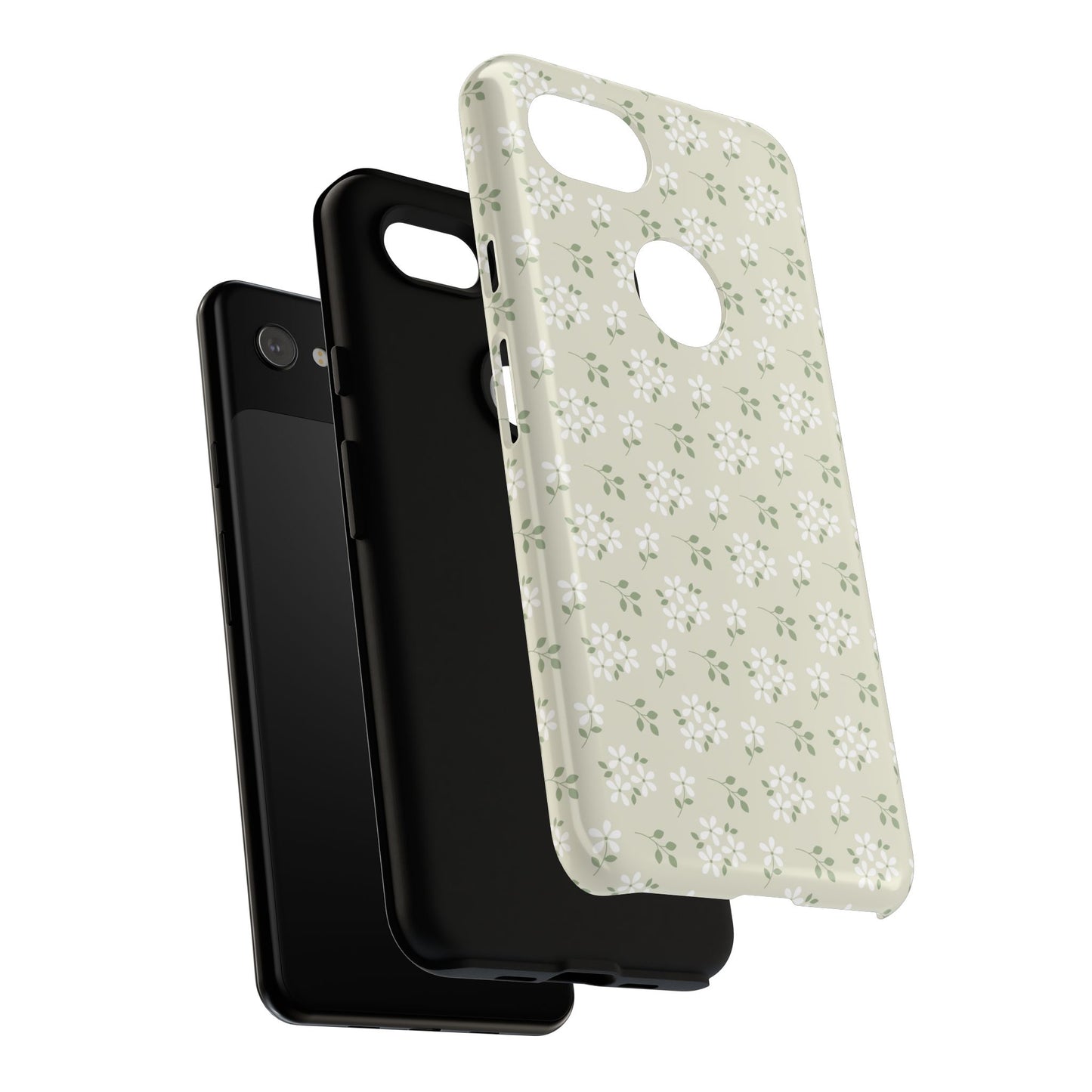 Beige Daisy Bloom Google Pixel Case