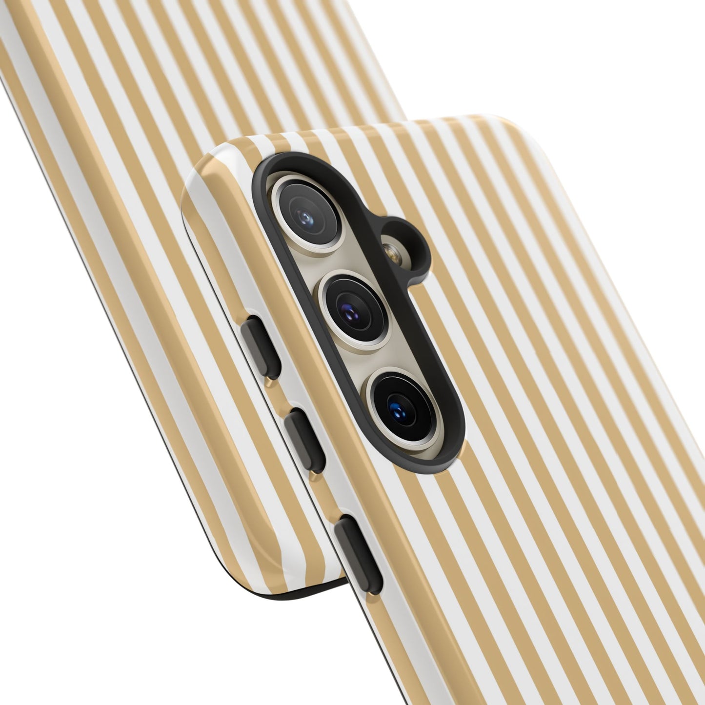 Yellow & White Stripe Samsung Case