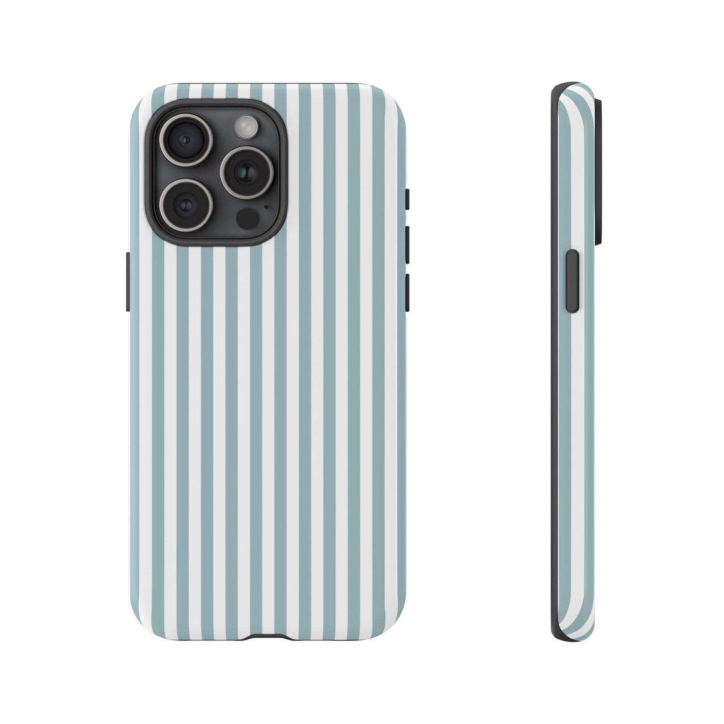 Blue & White Stripe iPhone Case