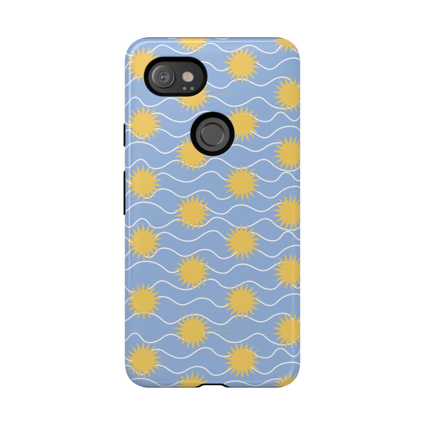 Sunny Waves Blue Google Pixel Case