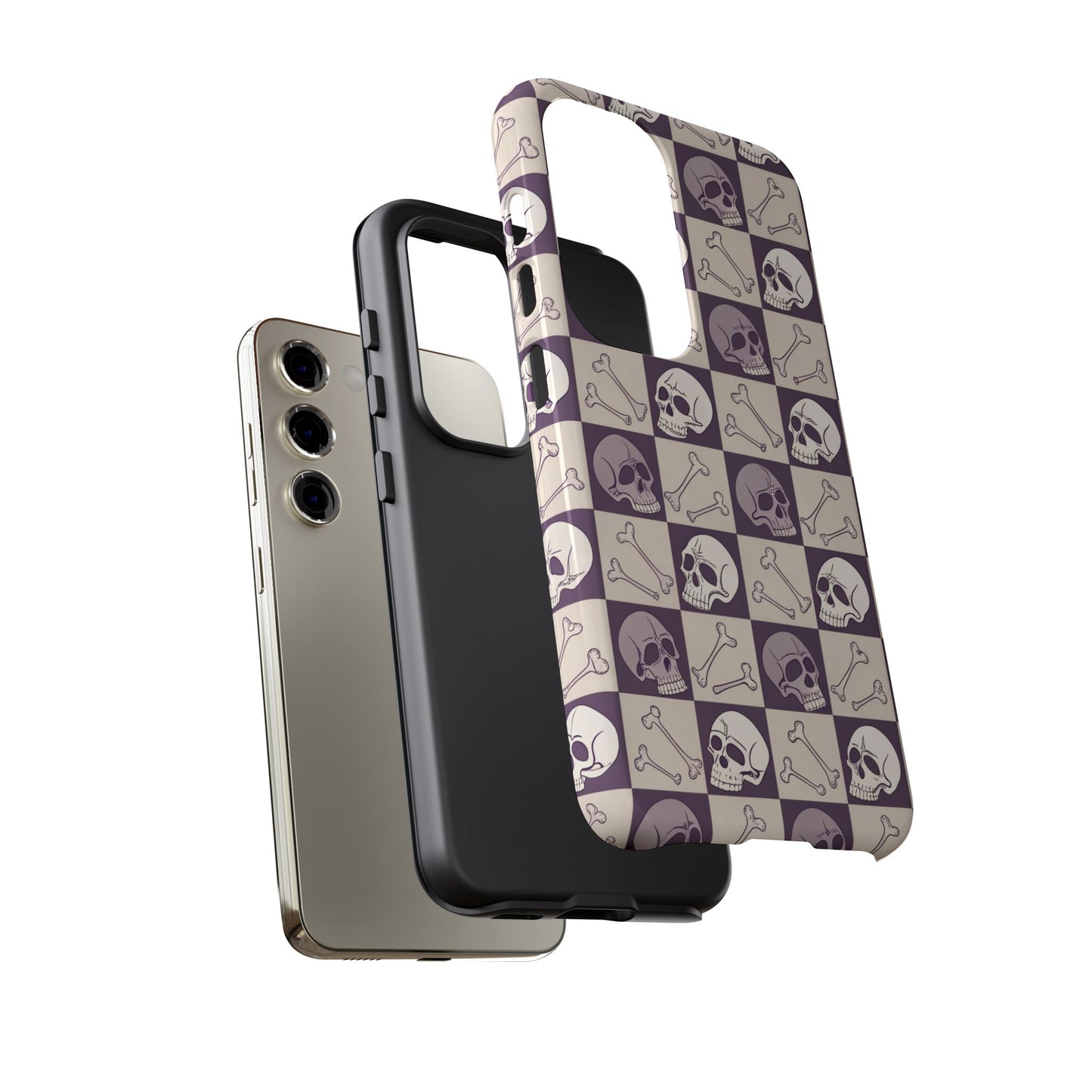 Skull & Bones Checkered Samsung Case