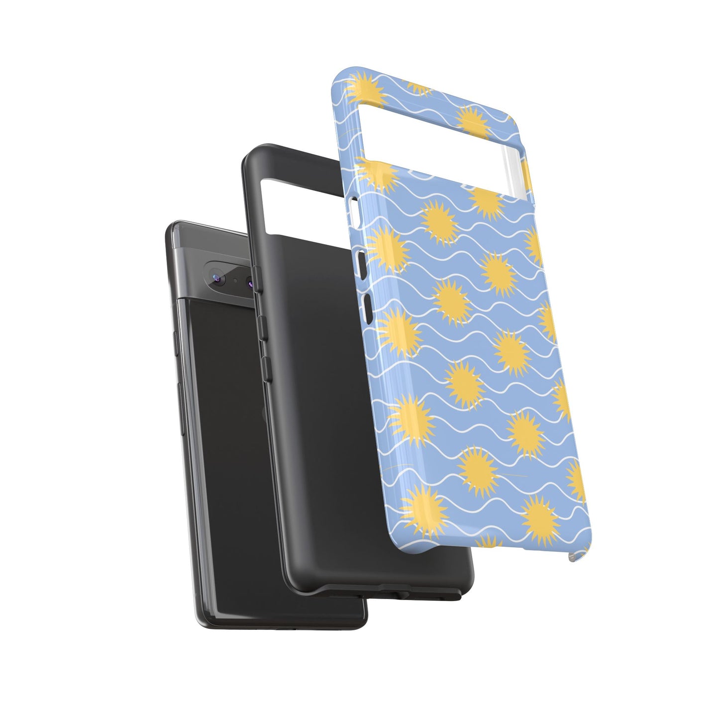 Sunny Waves Blue Google Pixel Case