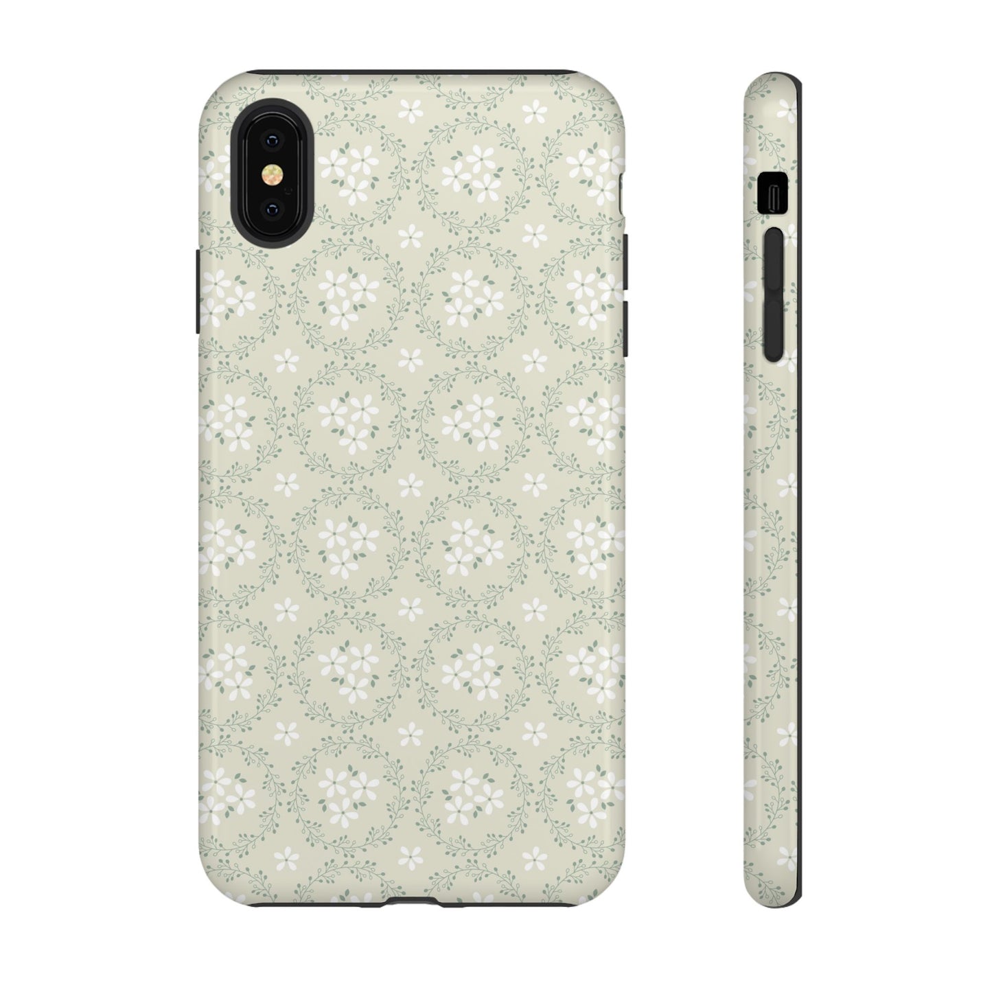 Vintage Daisy Wreath iPhone Case