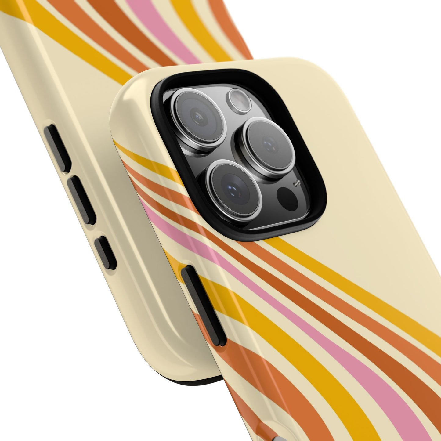 Retro Wave Swirl iPhone Case
