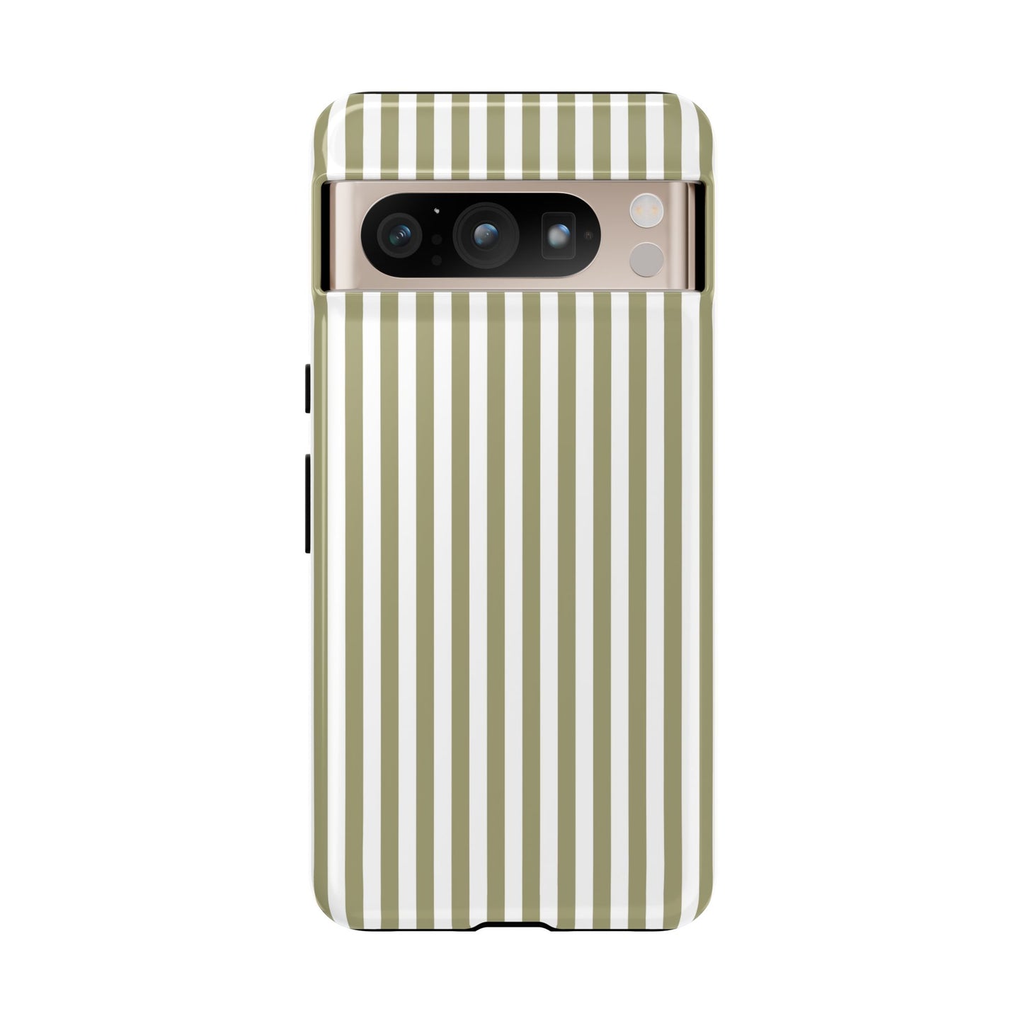 Sage & White Stripe Google Pixel Case