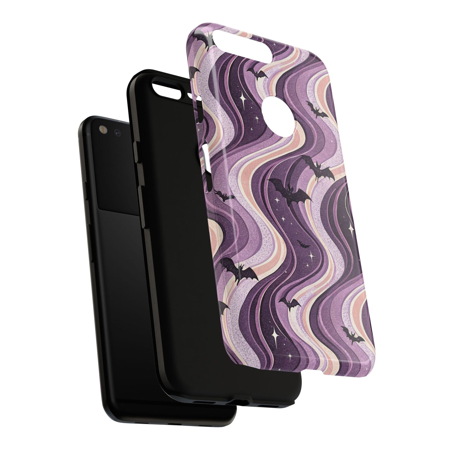 Retro Bats & Swirls Google Pixel Case