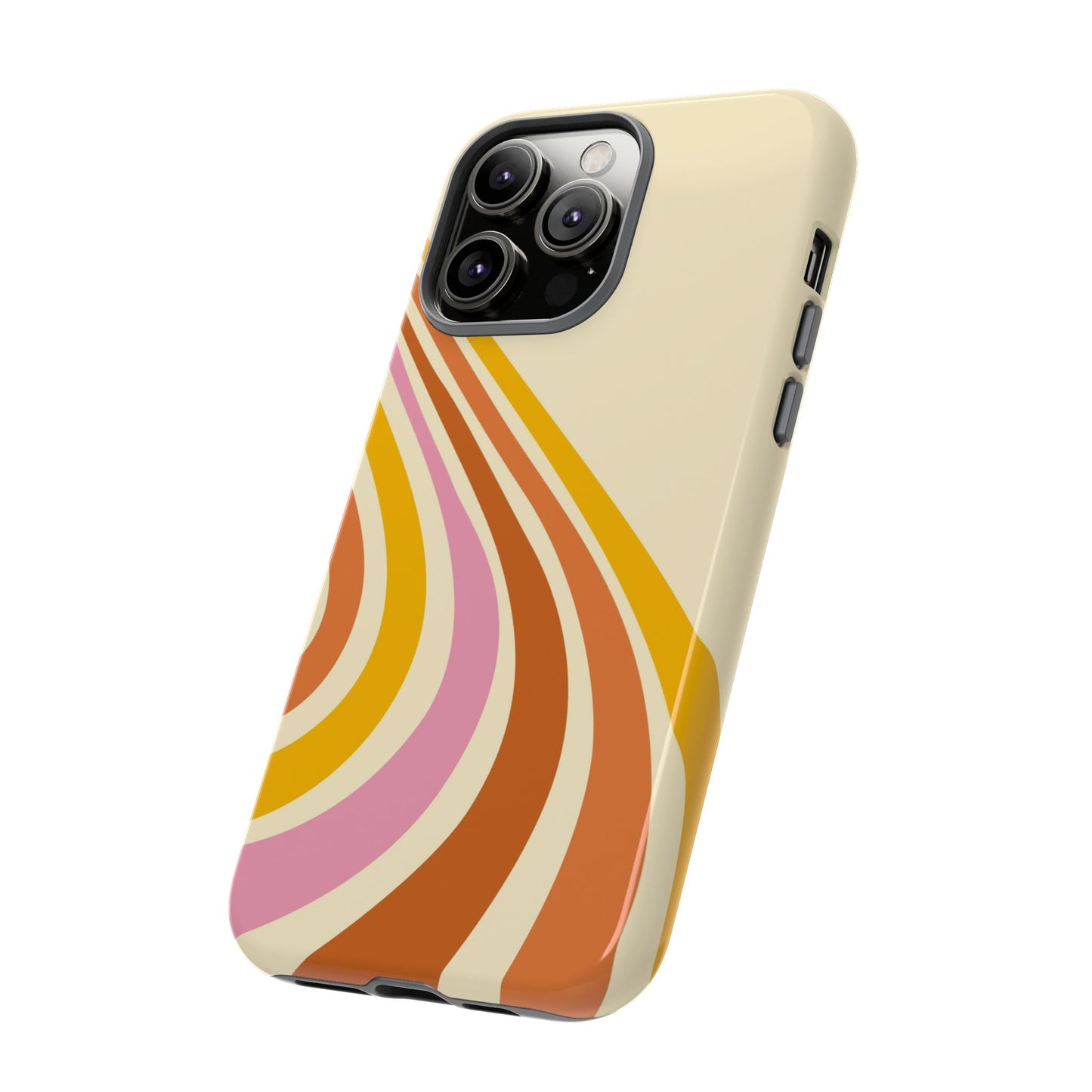 Retro Wave Swirl iPhone Case