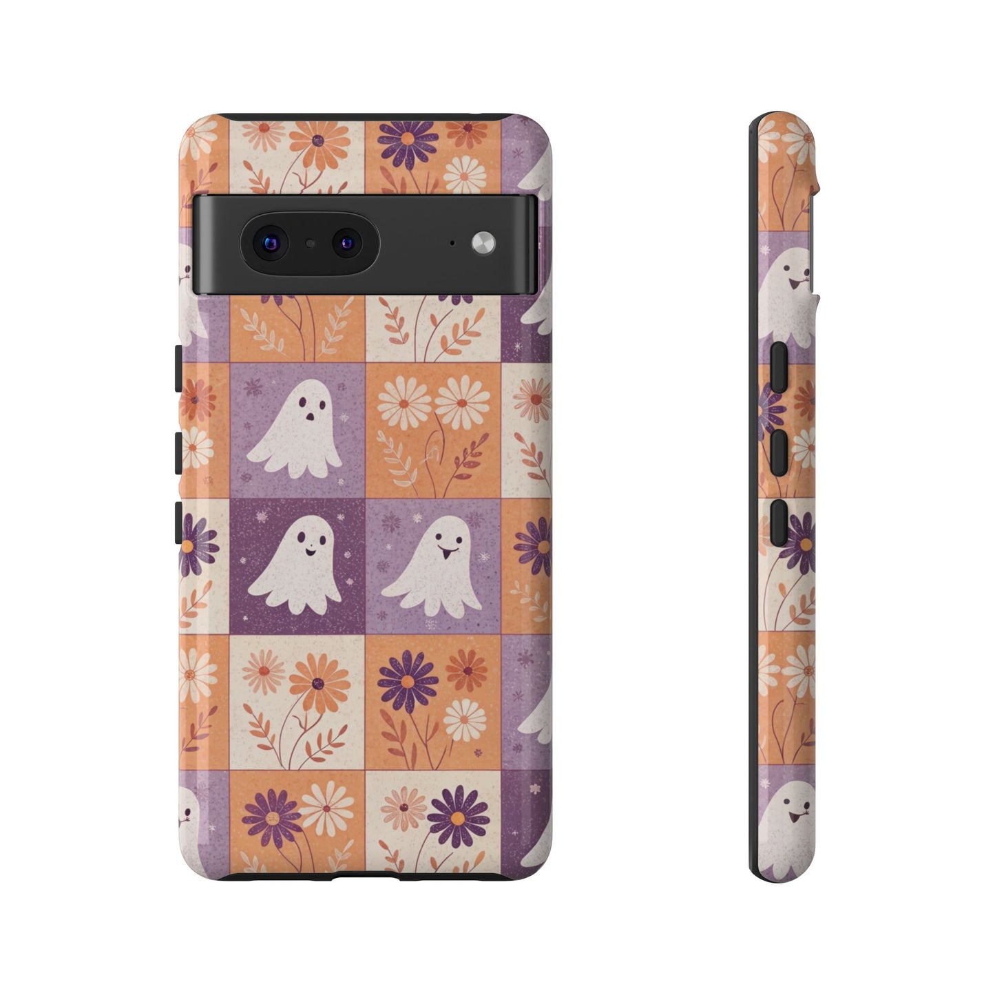 Ghost Floral Checkerboard Google Pixel Case