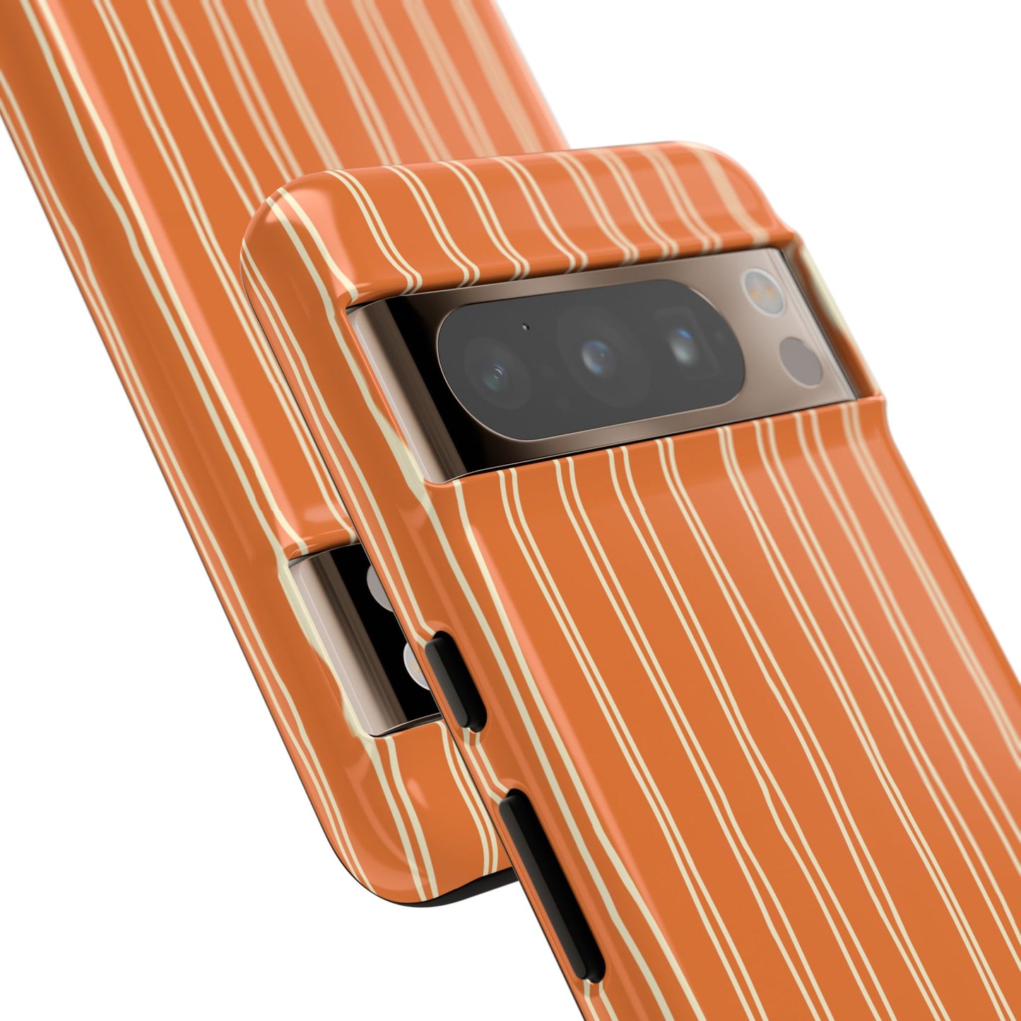 Orange Vertical Stripe Phone Google Pixel Case