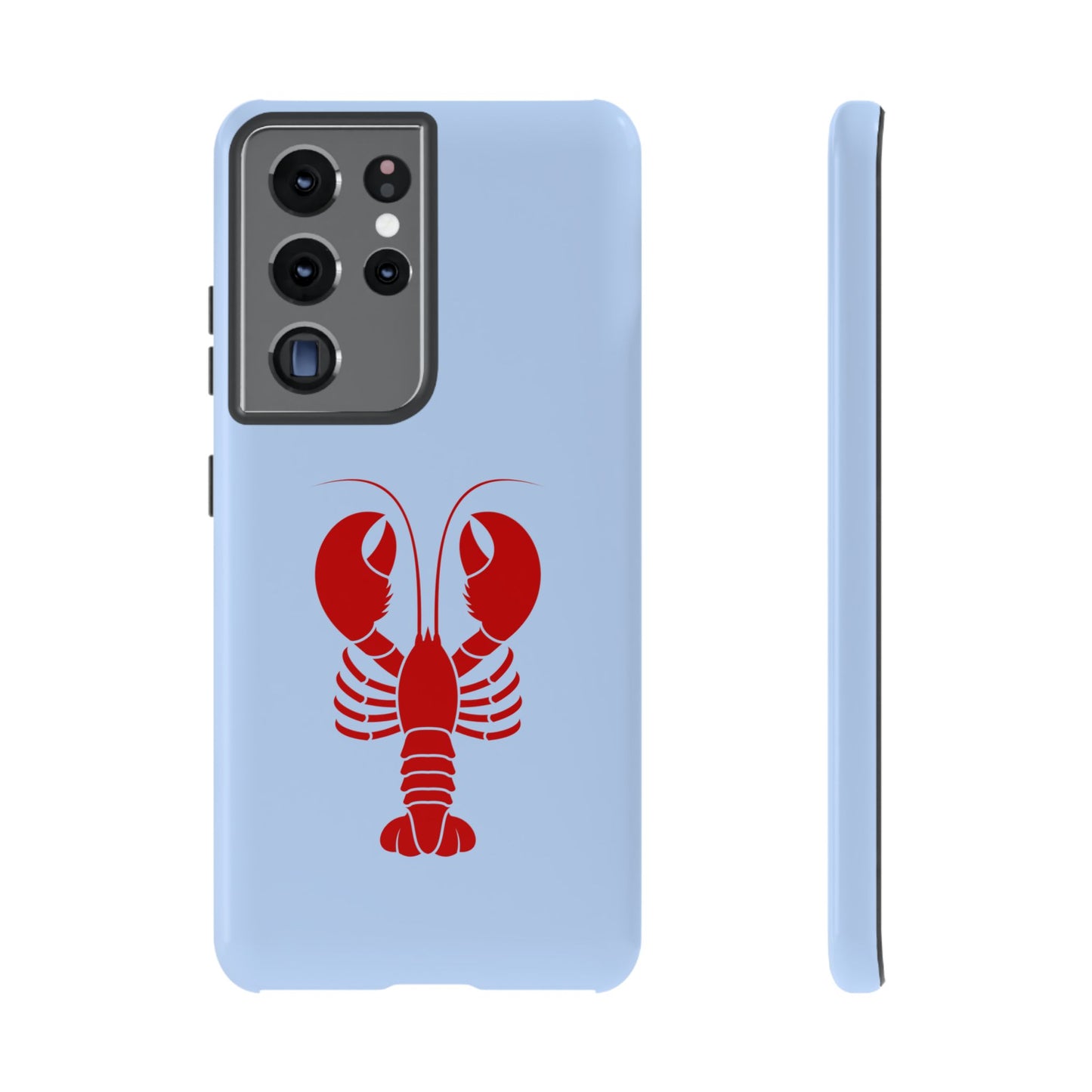 Red Lobster on Sky Blue Samsung Case