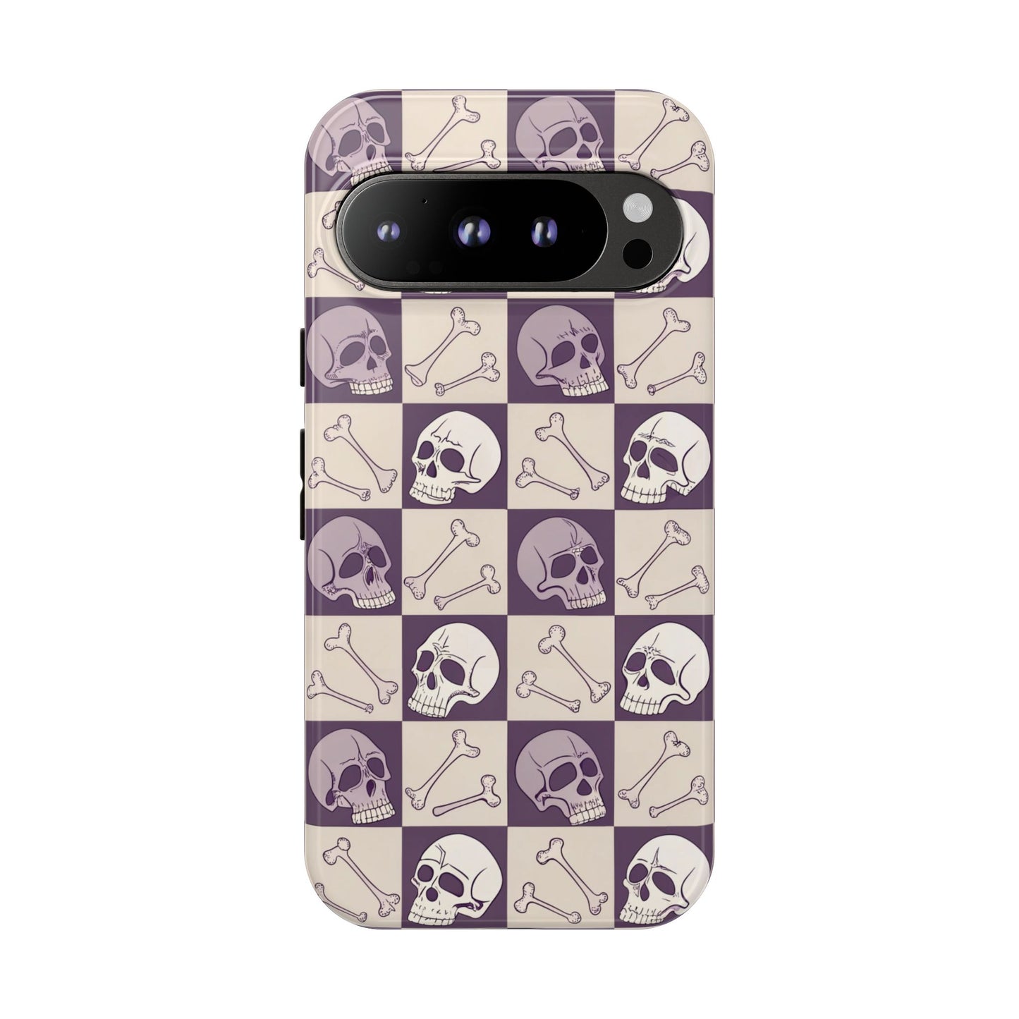 Skull & Bones Checkered Google Pixel Case