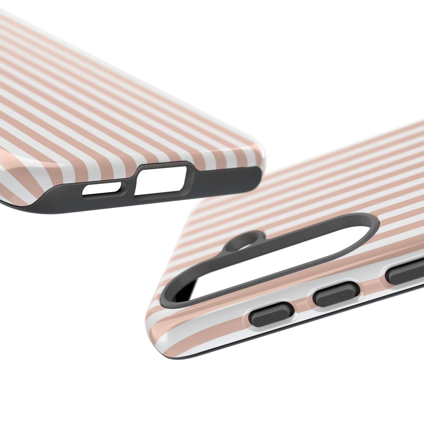 Blush & White Stripe Samsung Case