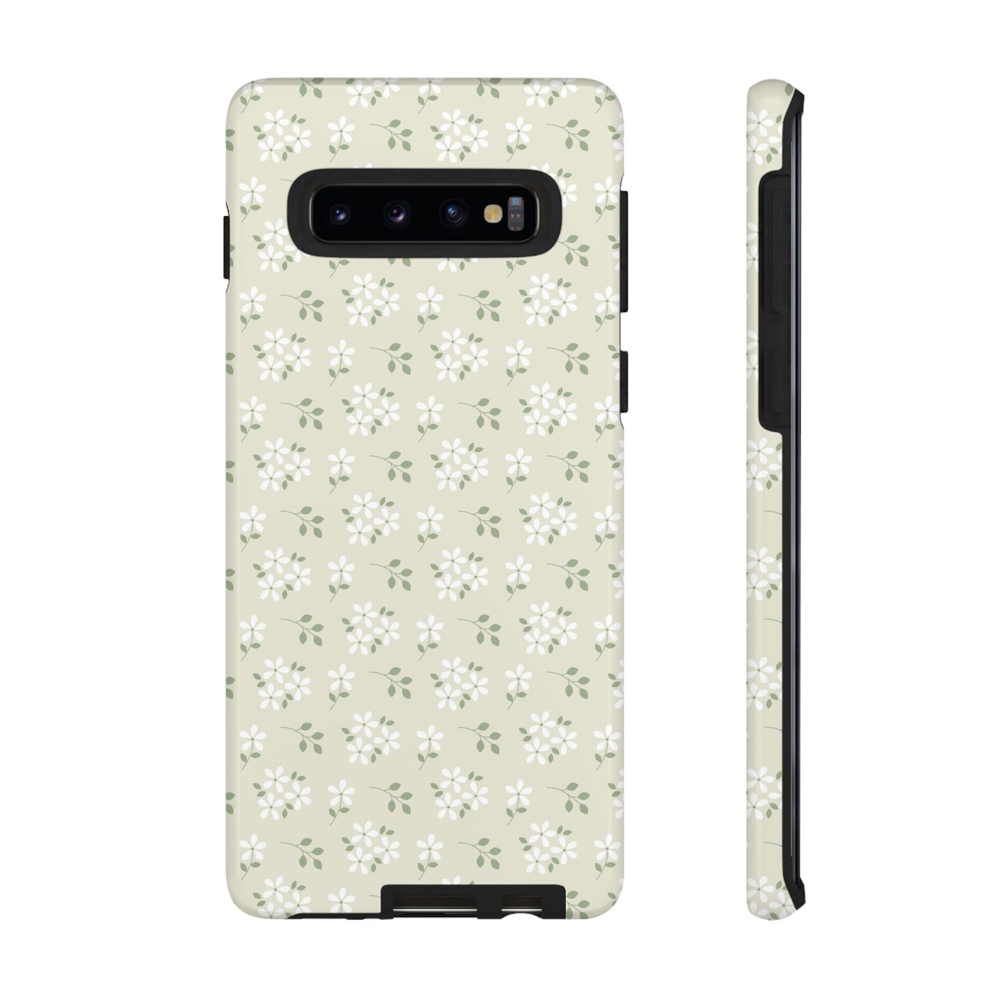 Beige Daisy Bloom Samsung Case
