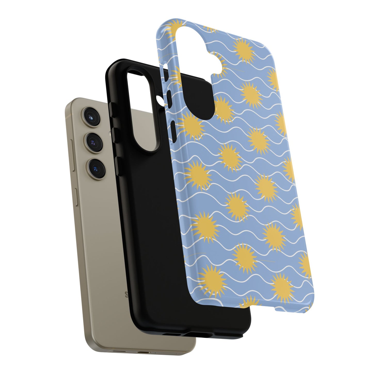 Sunny Waves Blue Samsung Case