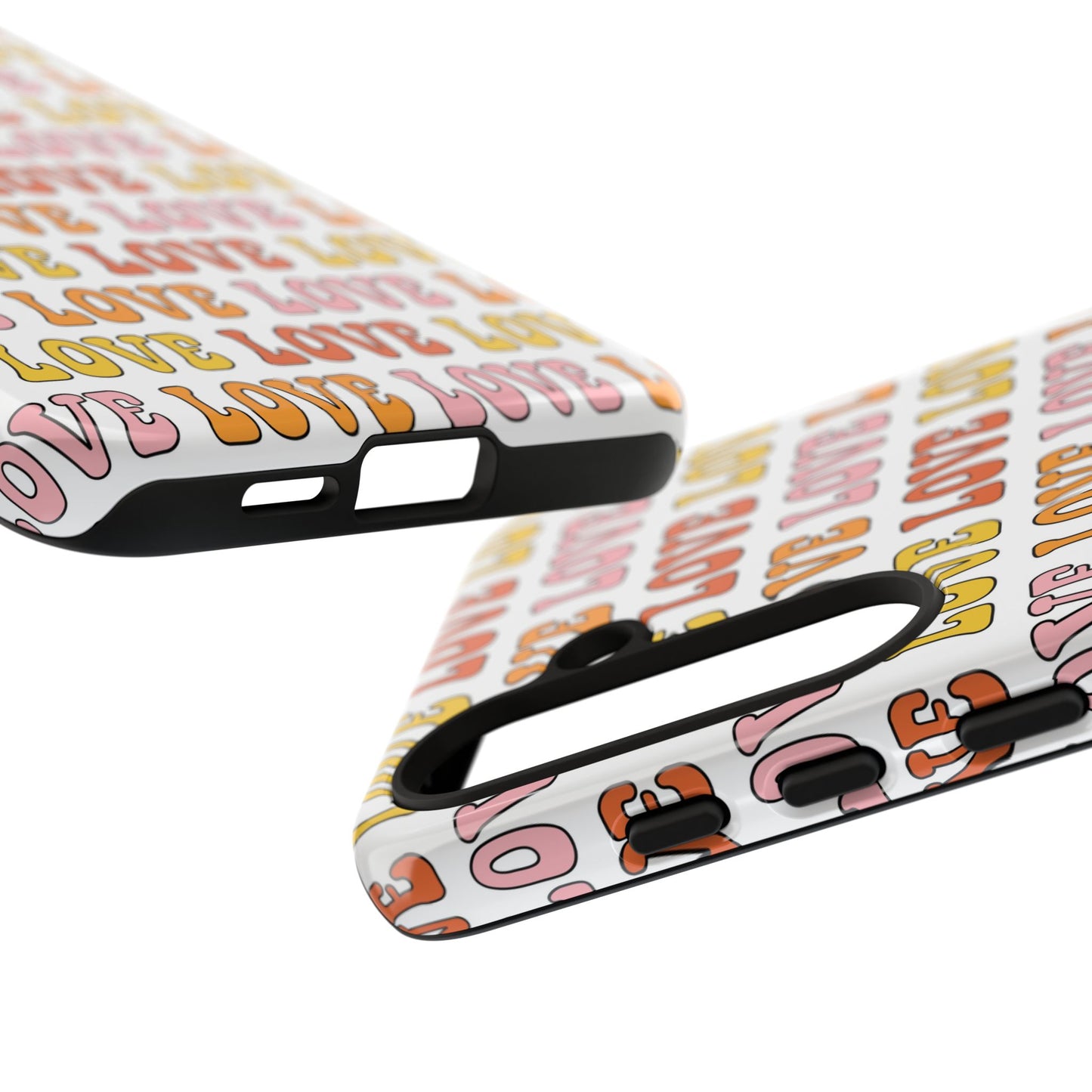 Retro LOVE Typography Samsung Case